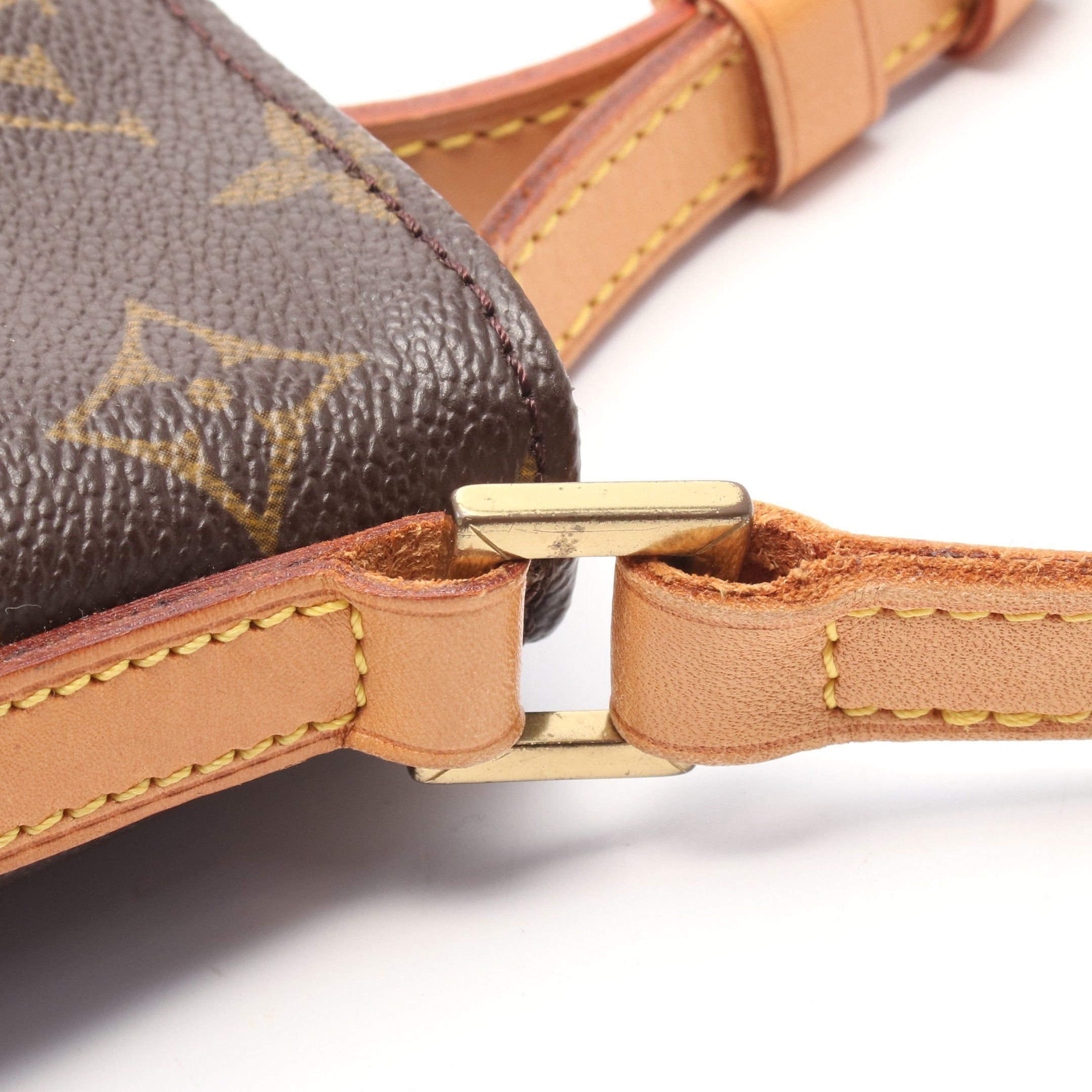 Louis Vuitton Louis Vuitton Trotteur Monogram Shoulder Bag Leather Brown Size ONE SIZE - 7 Thumbnail