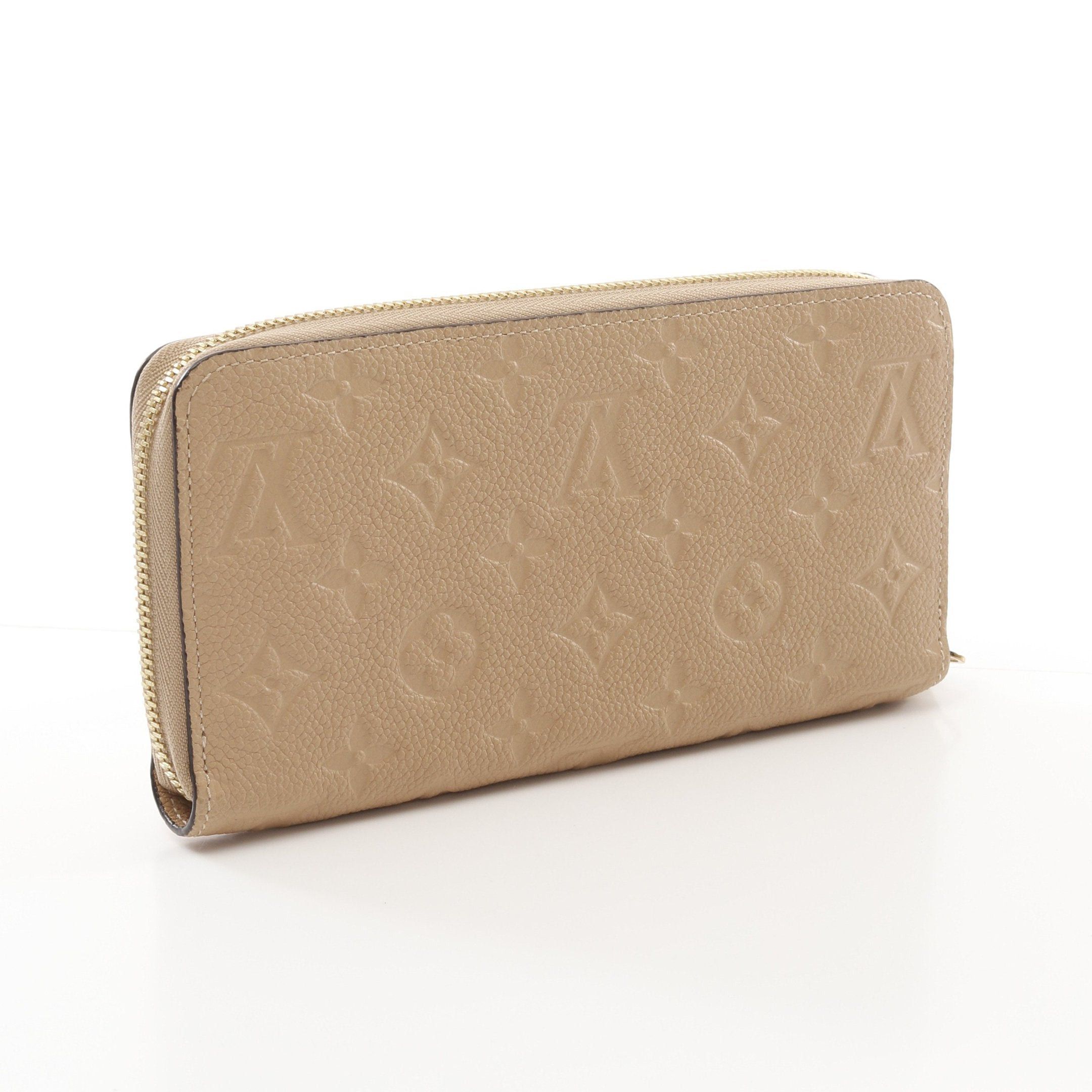 Louis Vuitton Louis Vuitton Zippy Wallet Monogram Empreinte Dune Round Zipper Long Leather Beige Size ONE SIZE - 2 Thumbnail