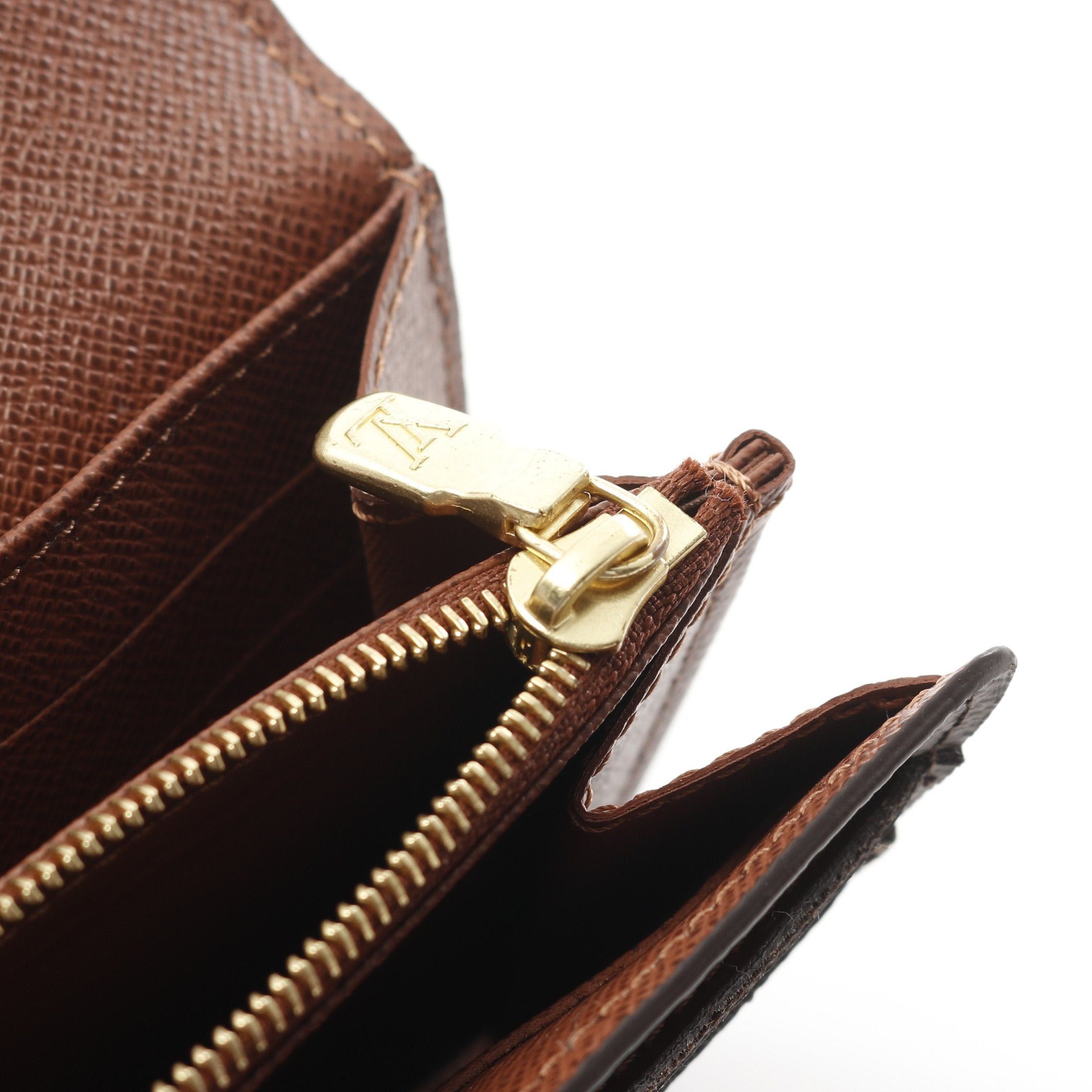 Louis Vuitton Louis Vuitton Portefeuil Sara Monogram Bi-Fold Long Wallet Brown Size ONE SIZE - 6 Thumbnail