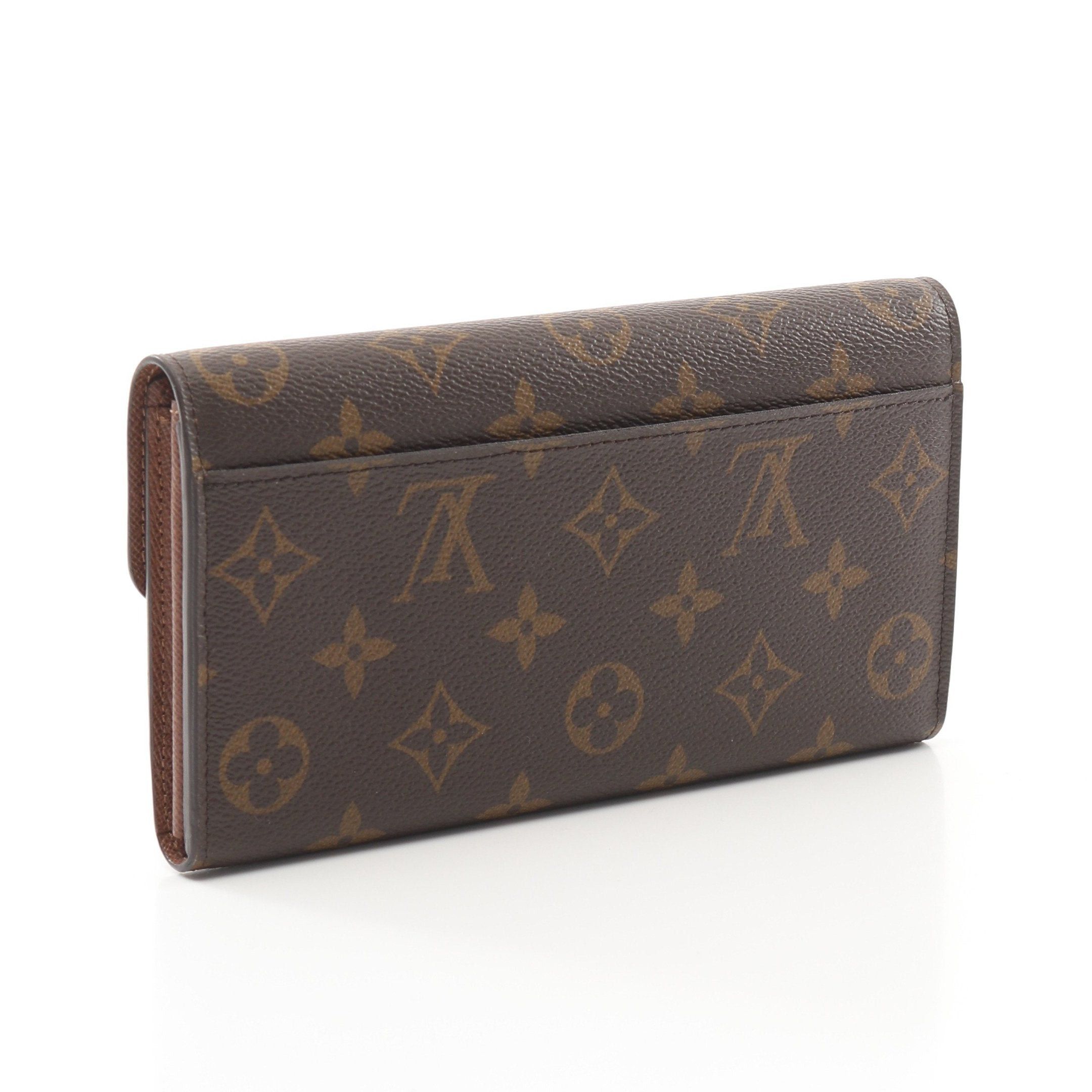 Louis Vuitton Louis Vuitton Portefeuil Sara Monogram Bi-Fold Long Wallet Brown Size ONE SIZE - 2 Thumbnail