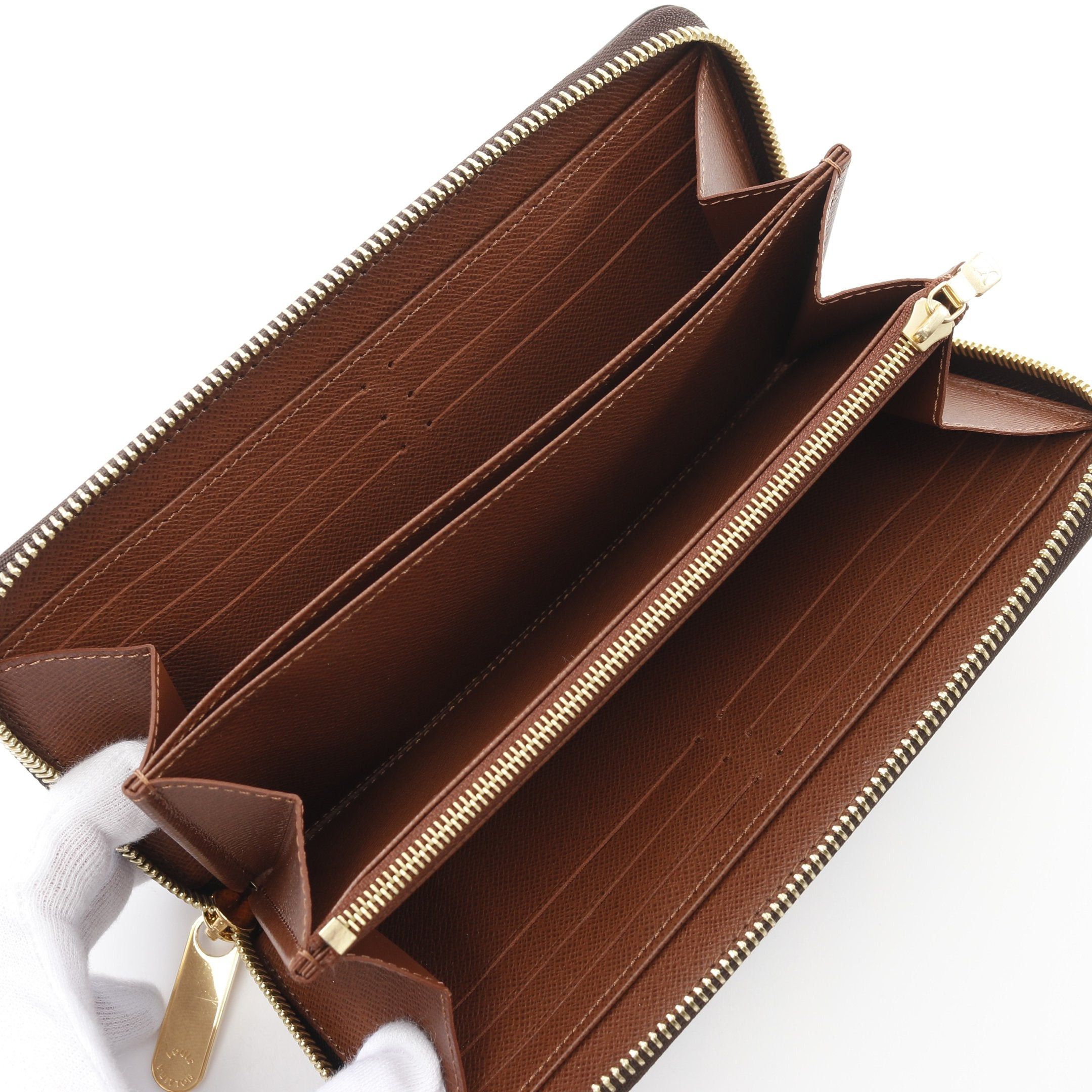 Louis Vuitton Louis Vuitton Zippy Wallet Monogram Round Zipper Long Brown Size ONE SIZE - 3 Thumbnail