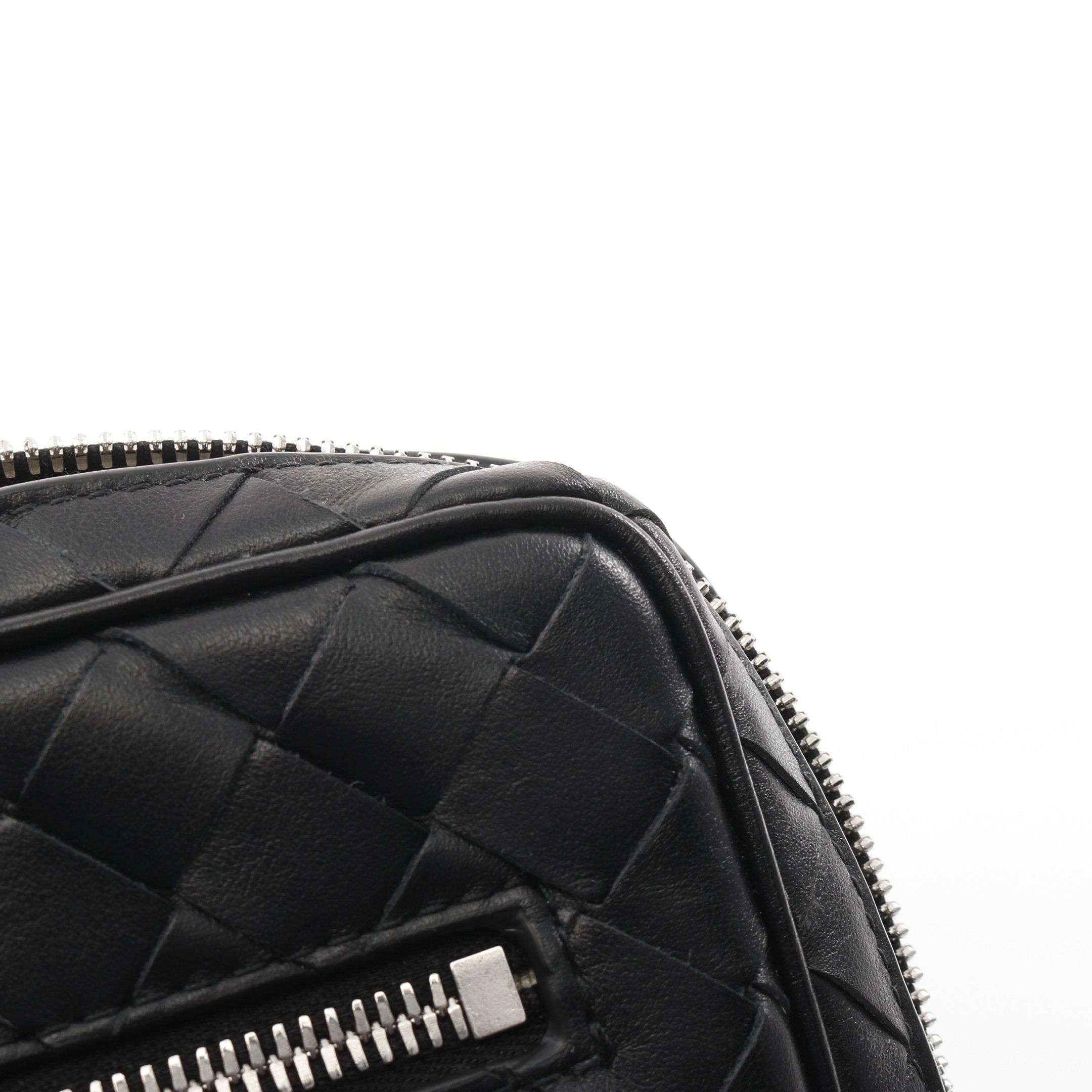 Bottega Veneta Bottega Veneta Intrecciato Clutch Bag Leather Black Size ONE SIZE - 9 Thumbnail