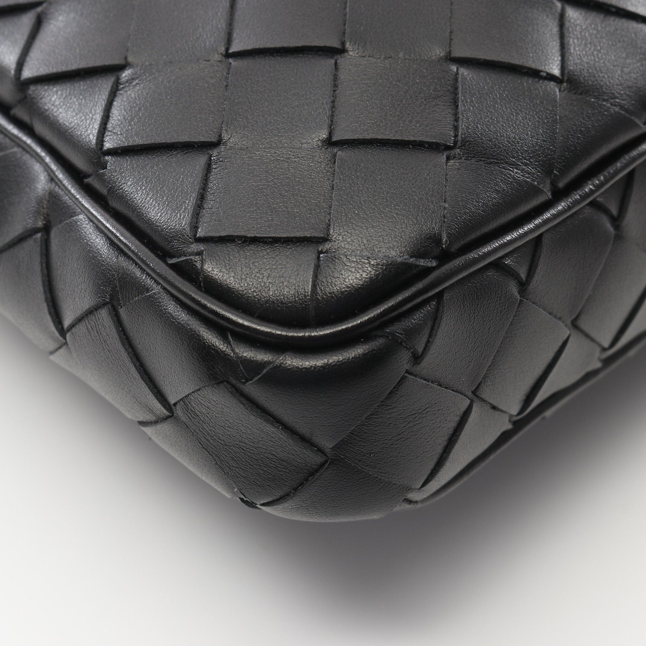Bottega Veneta Bottega Veneta Intrecciato Clutch Bag Leather Black Size ONE SIZE - 6 Thumbnail