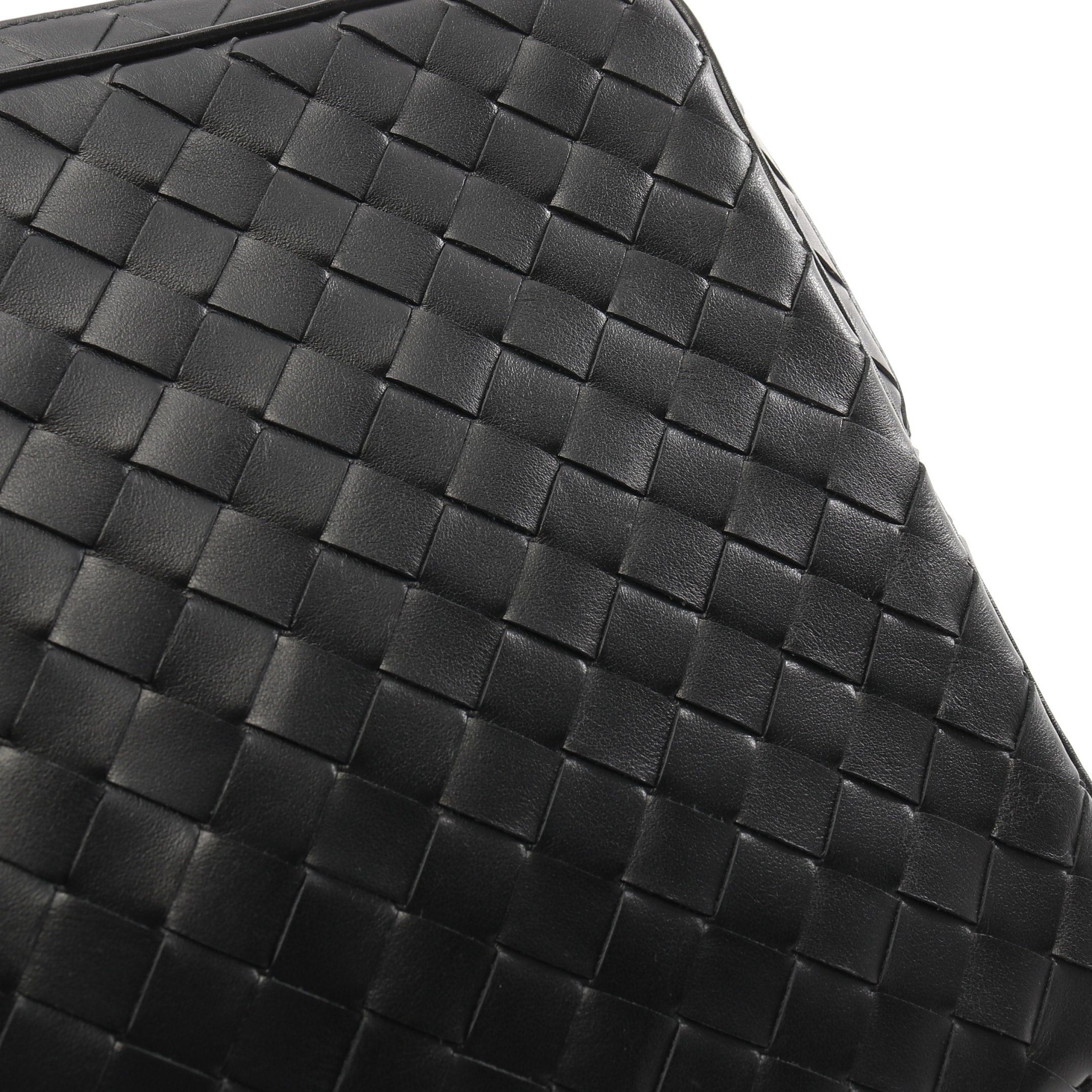 Bottega Veneta Bottega Veneta Intrecciato Clutch Bag Leather Black Size ONE SIZE - 10 Thumbnail