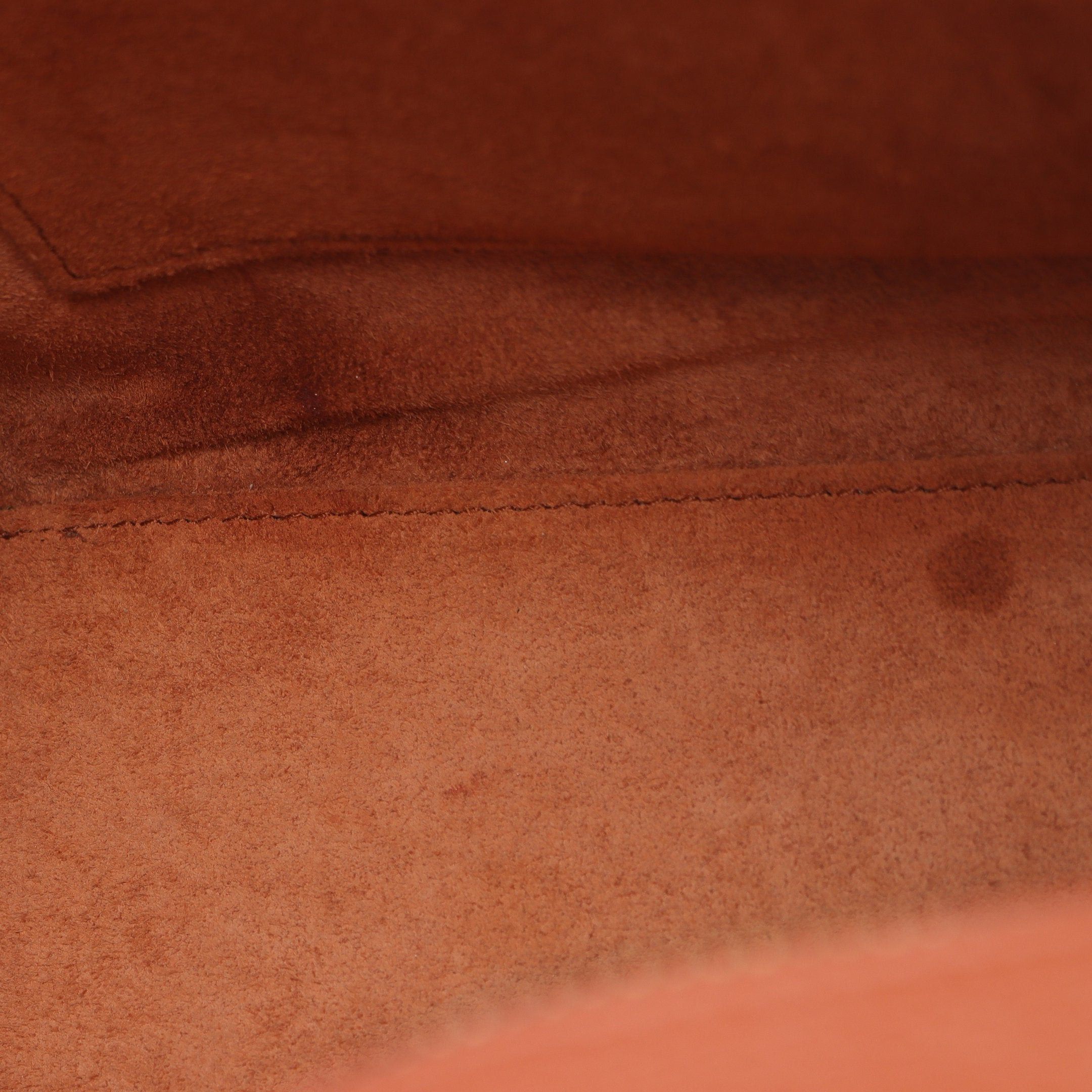 Celine Celine Luggage Nano Shopper Handbag Leather Orange Brown Size ONE SIZE - 5 Thumbnail