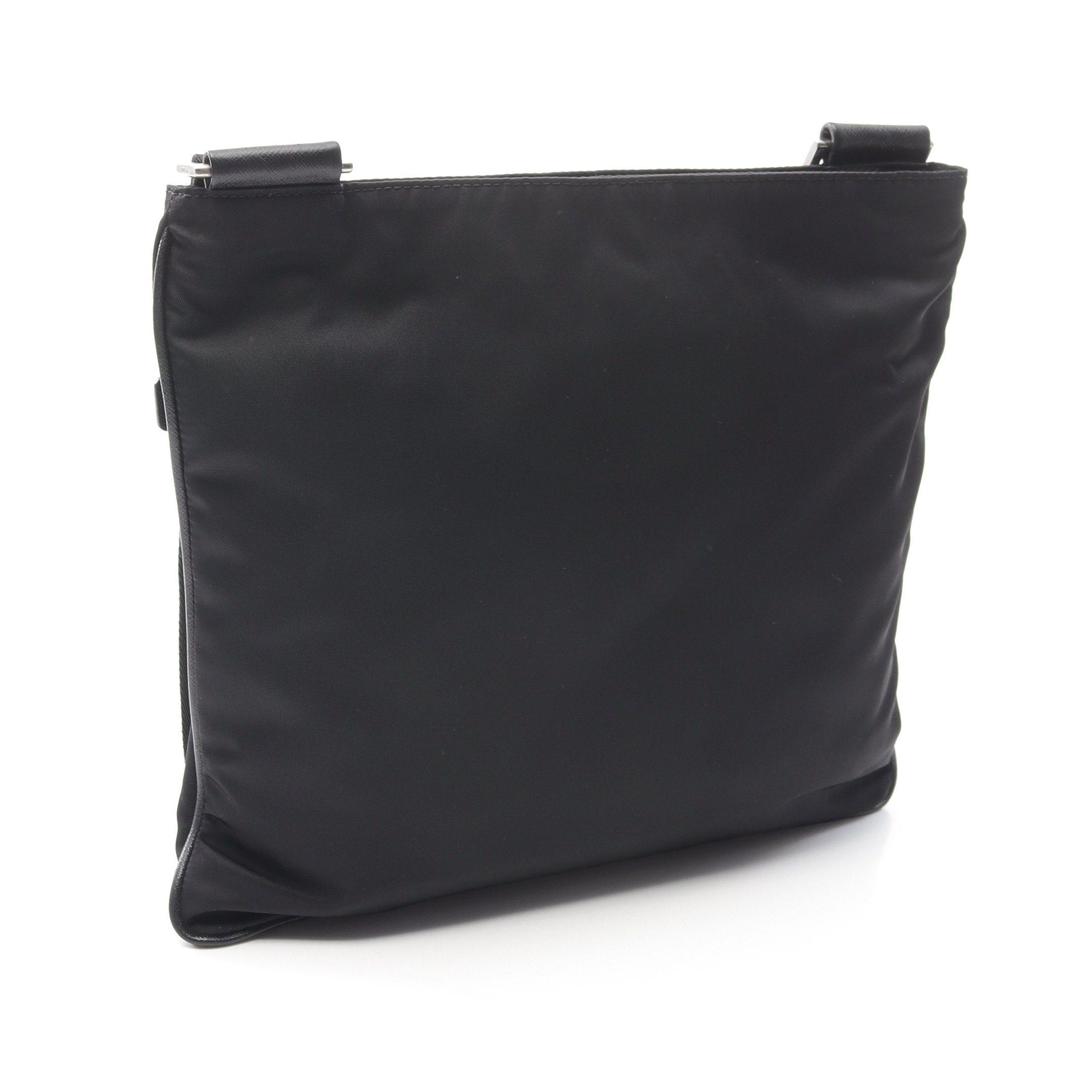 Prada Prada Shoulder Bag Nylon Saffiano Leather Black Size ONE SIZE - 2 Thumbnail