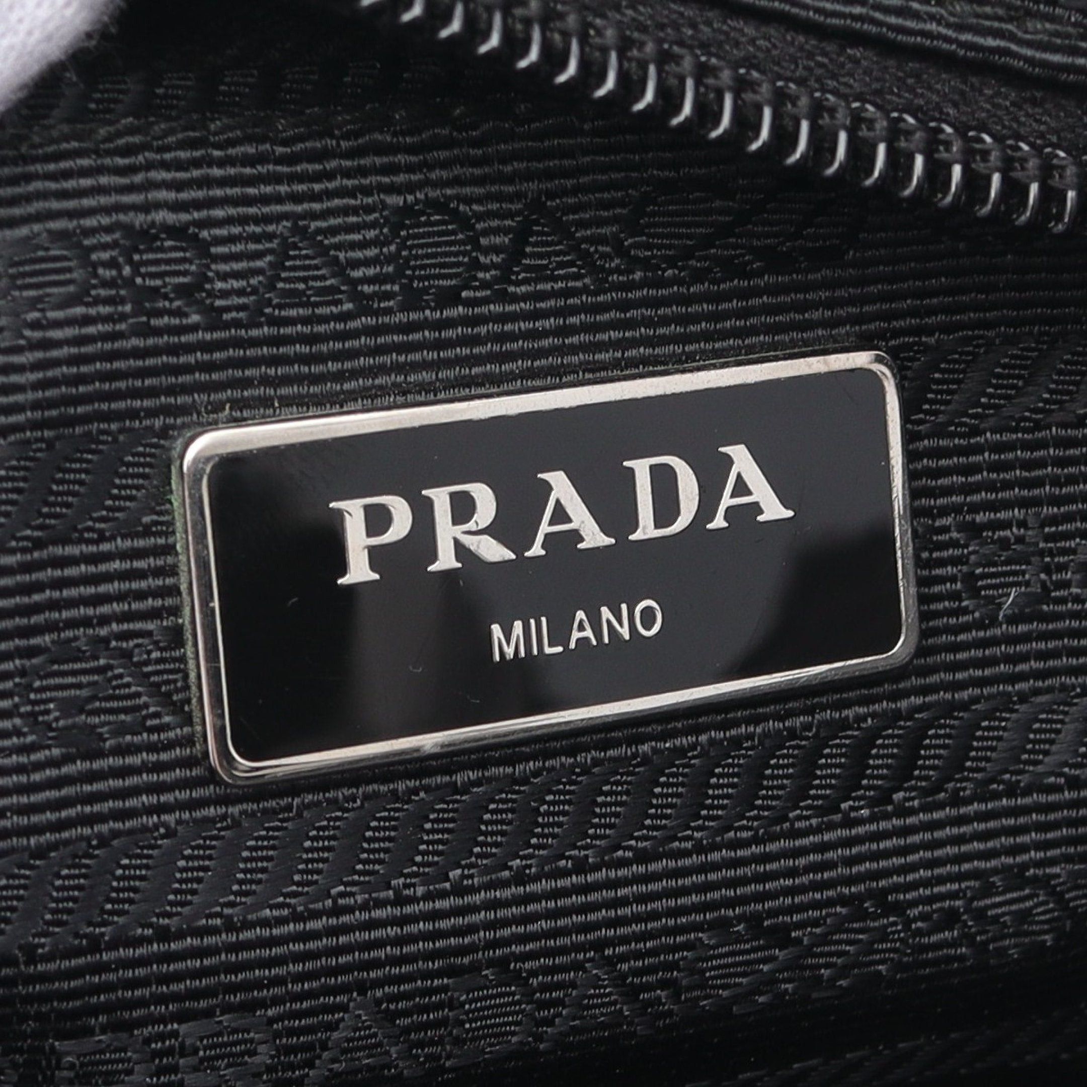 Prada Prada Shoulder Bag Nylon Saffiano Leather Black Size ONE SIZE - 4 Thumbnail