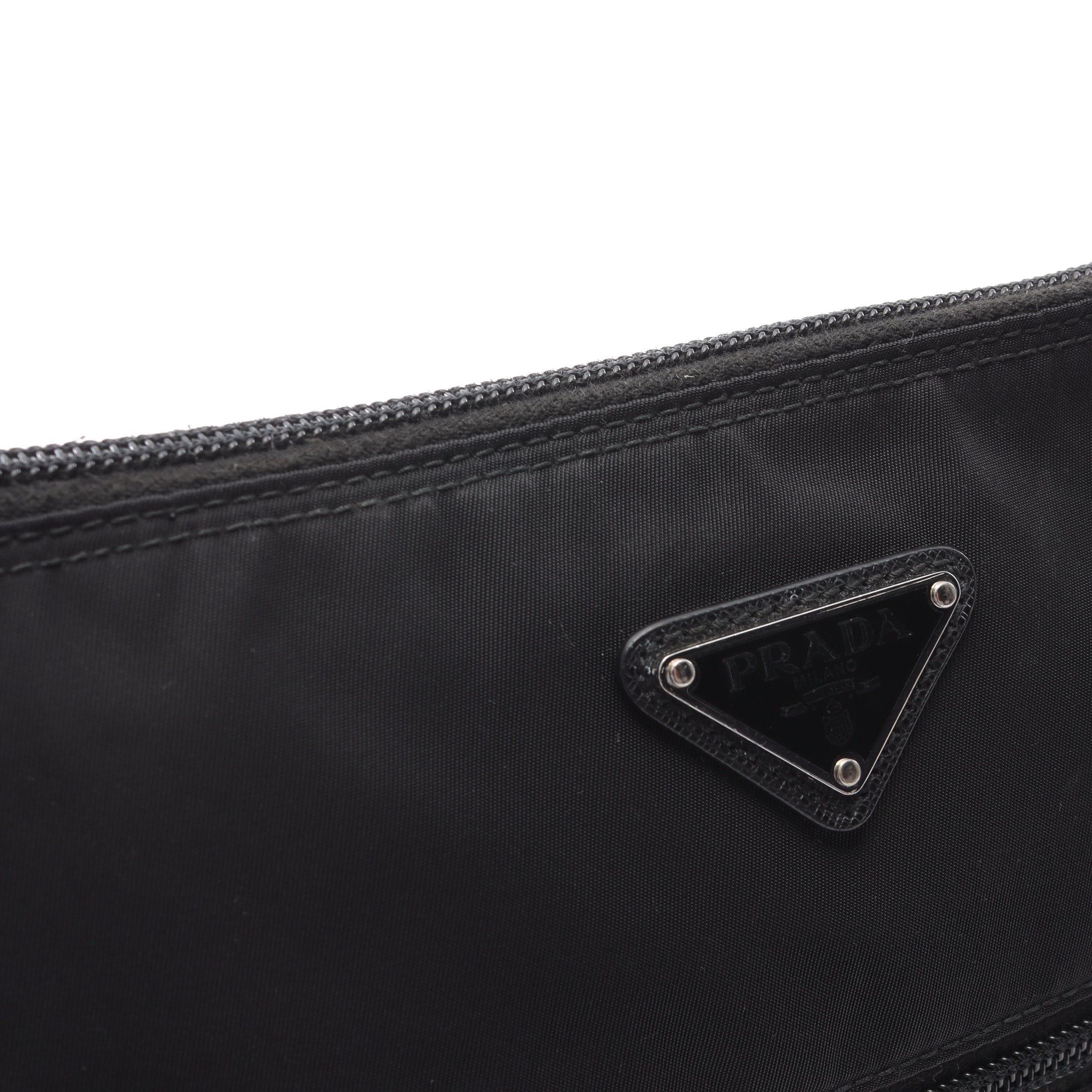 Prada Prada Shoulder Bag Nylon Saffiano Leather Black Size ONE SIZE - 6 Thumbnail
