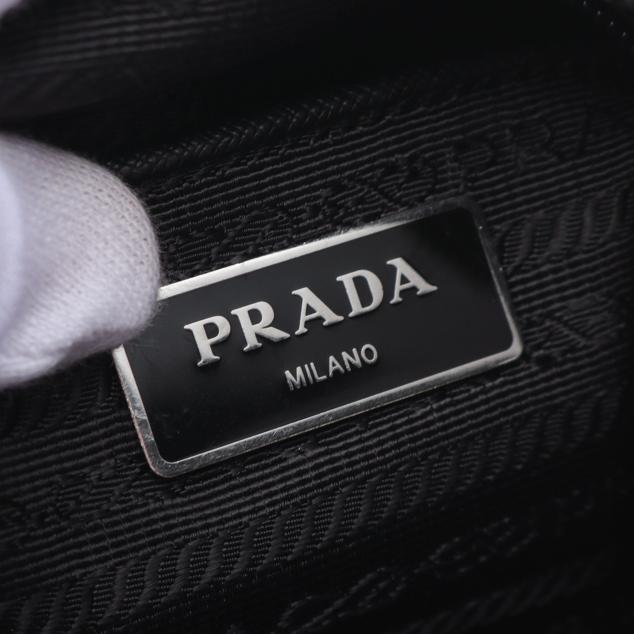 Prada Prada Shoulder Bag Nylon Saffiano Leather Black Size ONE SIZE - 4 Thumbnail