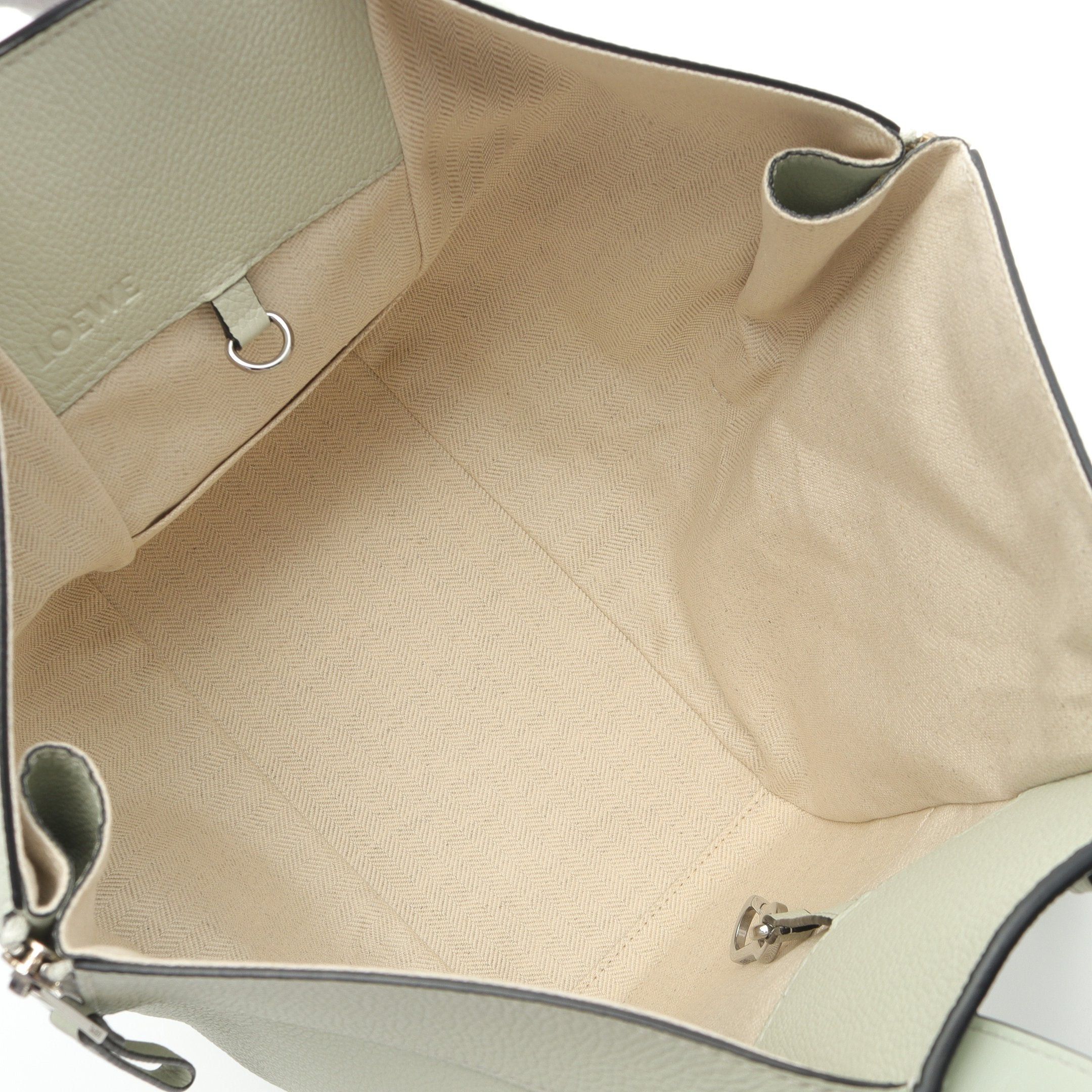 Loewe Loewe Hammock Small Handbag Leather Light Green Size ONE SIZE - 3 Thumbnail