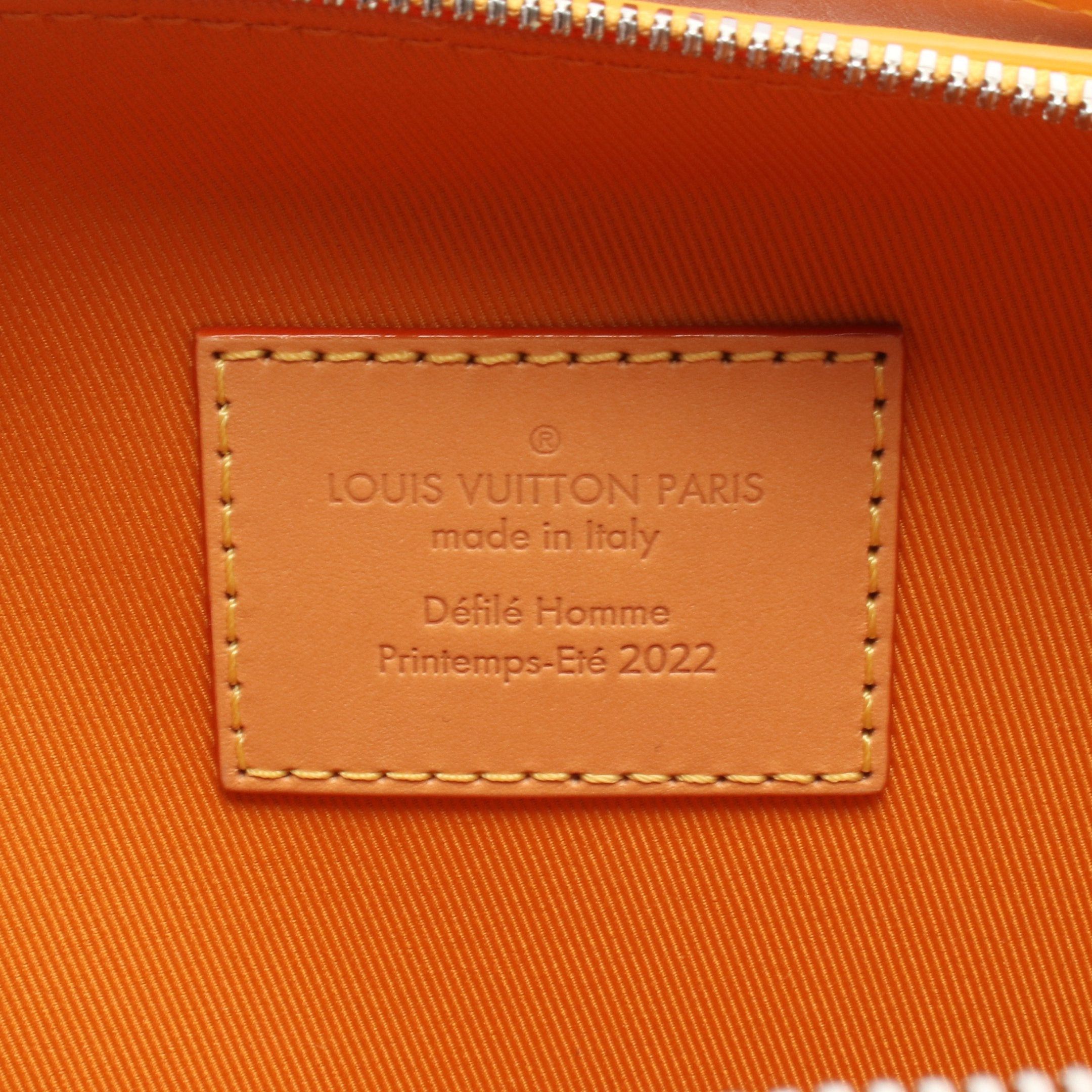 Louis Vuitton Louis Vuitton Soft Trunk Saffron Shoulder Bag Leather Orange Size ONE SIZE - 4 Thumbnail