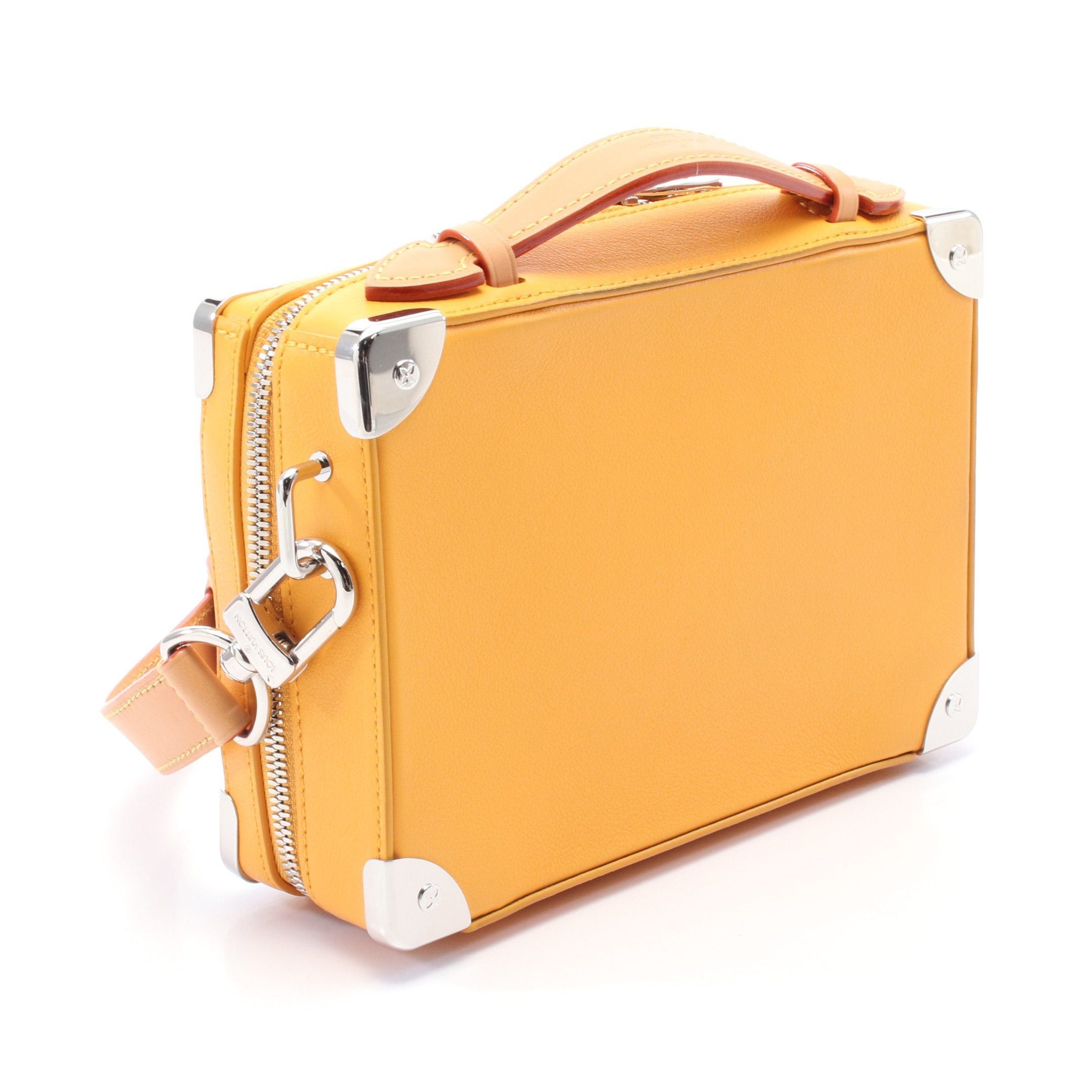 Louis Vuitton Louis Vuitton Soft Trunk Saffron Shoulder Bag Leather Orange Size ONE SIZE - 2 Thumbnail