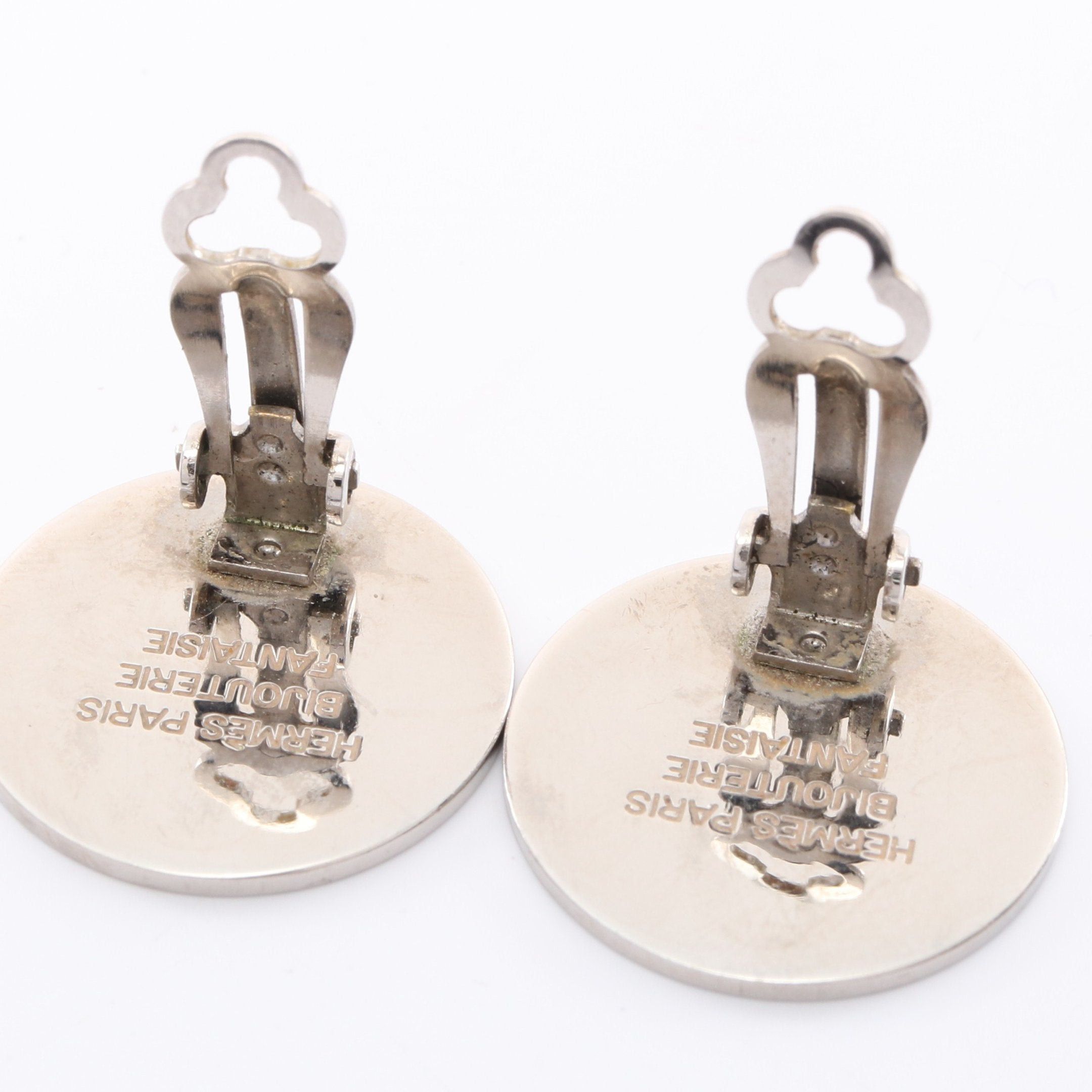 Hermes Hermes Serie Earrings Silver Size ONE SIZE - 5 Thumbnail