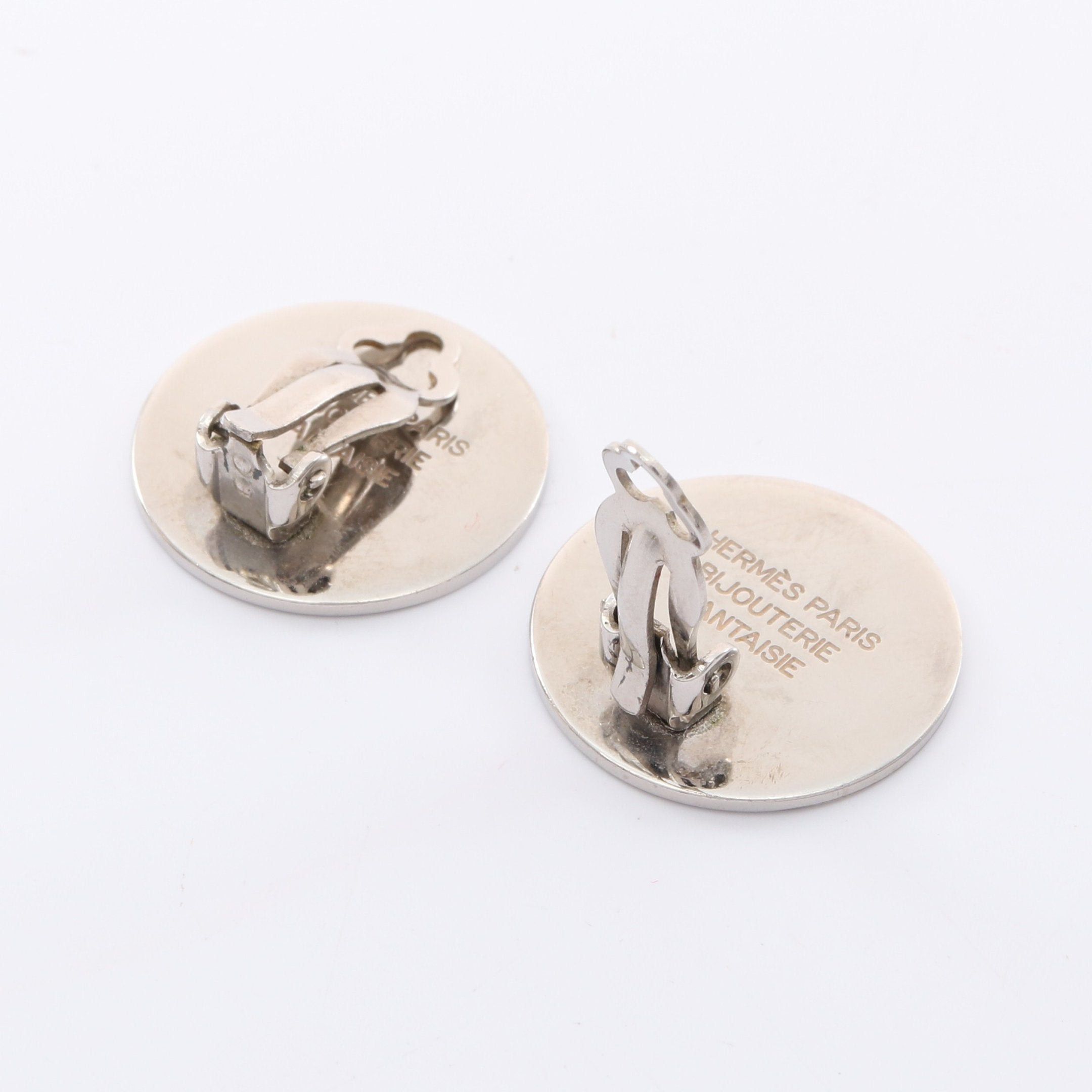 Hermes Hermes Serie Earrings Silver Size ONE SIZE - 2 Thumbnail