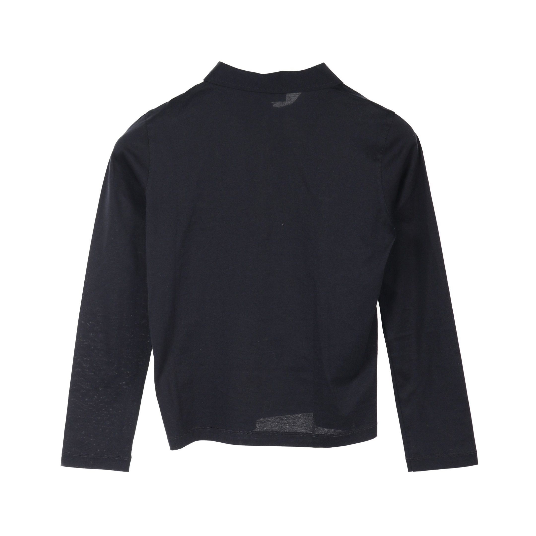 Prada Prada Polo Shirt Long Sleeve Cotton Navy Size ONE SIZE - 2 Thumbnail