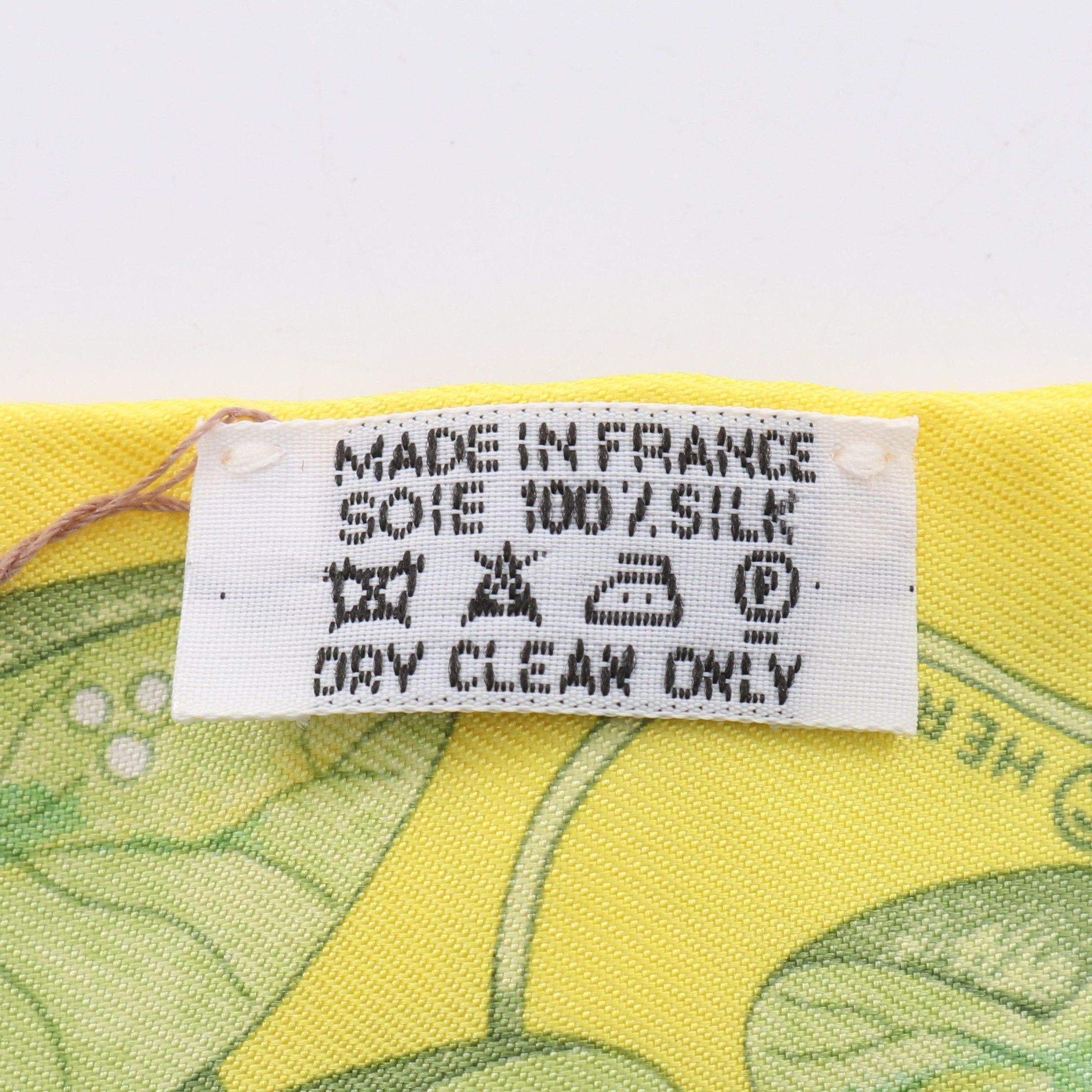 Hermes Hermes Twilly Jardin Sur Le Nil Ribbon Scarf Silk Yellow Multicolor Size ONE SIZE - 3 Thumbnail
