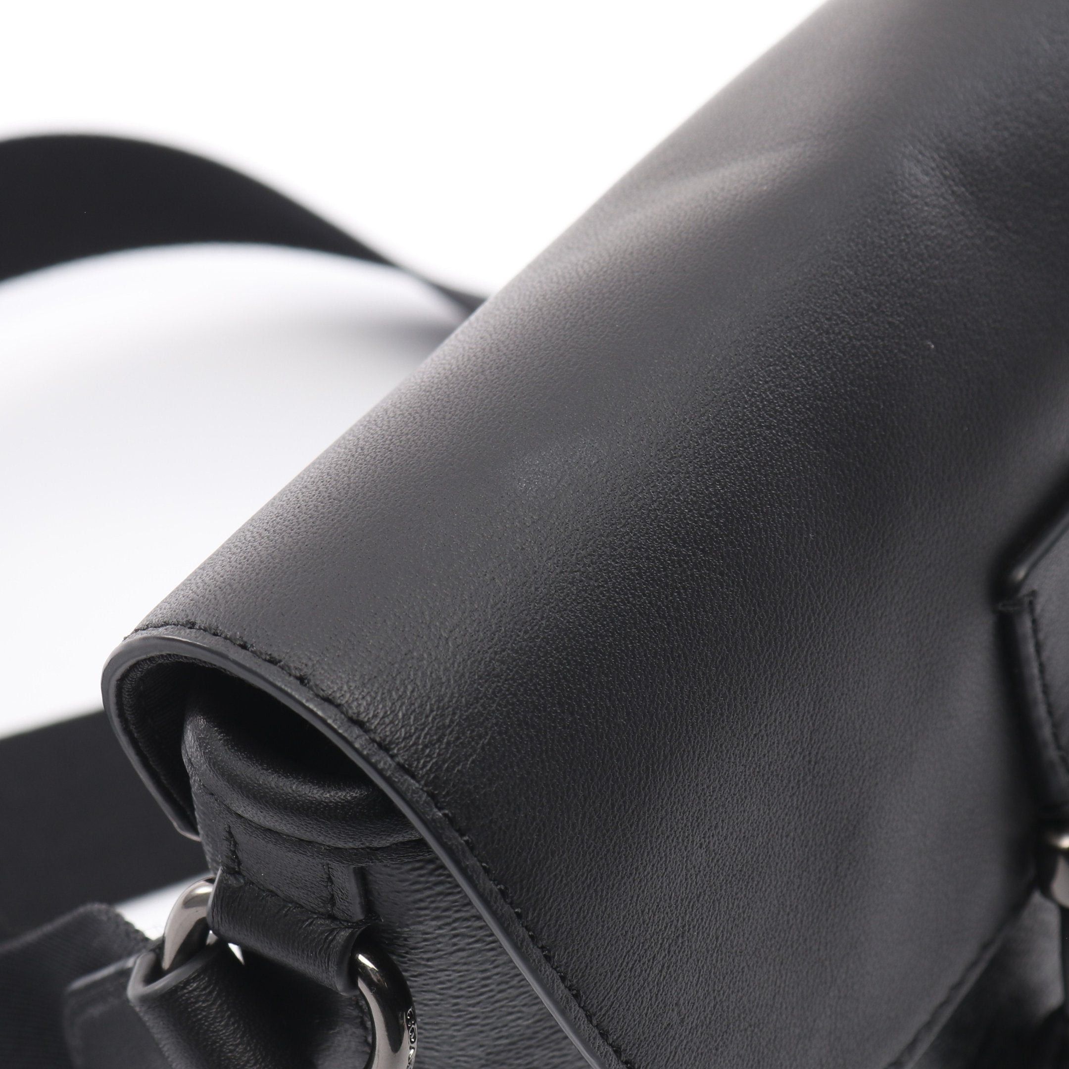 Coach Coach Signature Shoulder Bag Leather Black Size ONE SIZE - 7 Thumbnail
