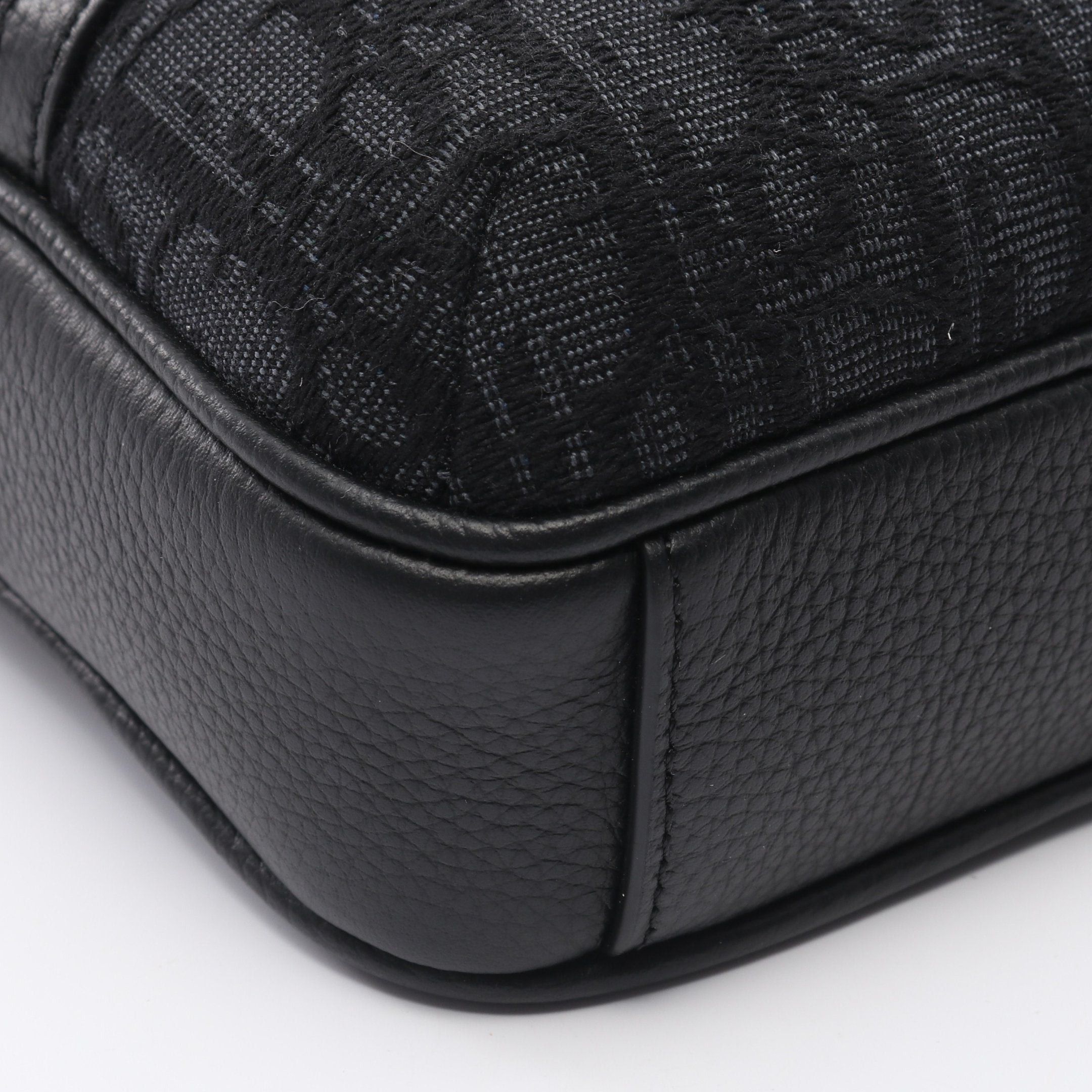 Dior Dior Rider Zip Messenger Bag Mini Oblique Jacquard Shoulder Canvas Leather Black Size ONE SIZE - 6 Thumbnail