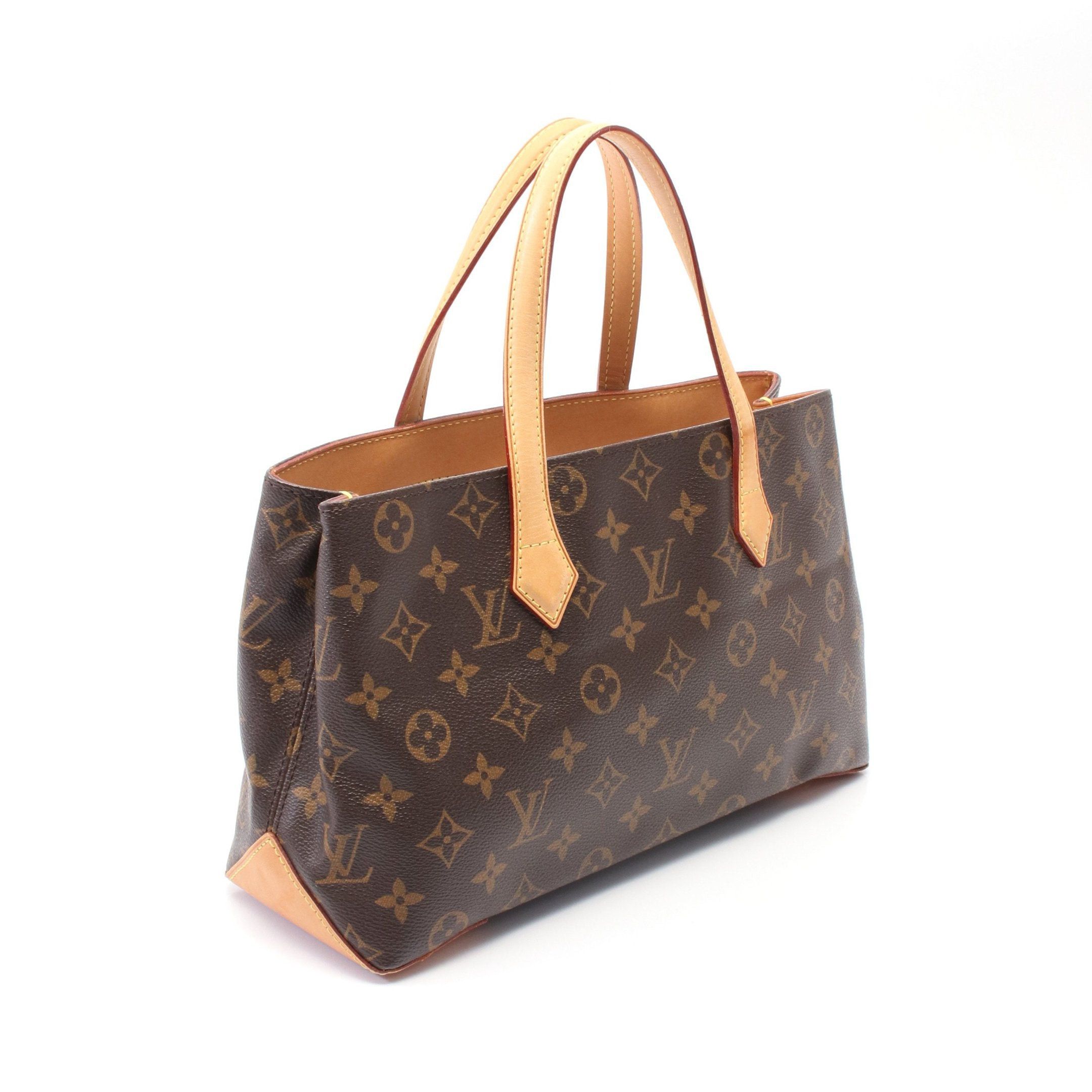 Louis Vuitton Louis Vuitton Wilshire Pm Monogram Handbag Leather Brown Size ONE SIZE - 2 Thumbnail