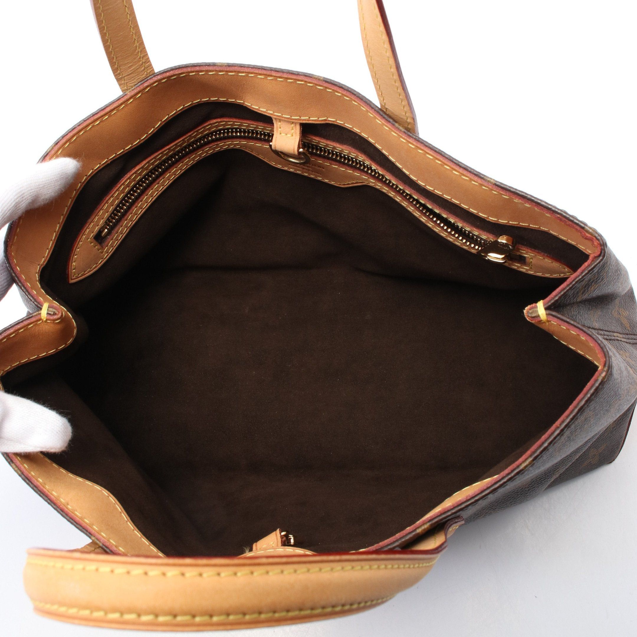 Louis Vuitton Louis Vuitton Wilshire Pm Monogram Handbag Leather Brown Size ONE SIZE - 3 Thumbnail