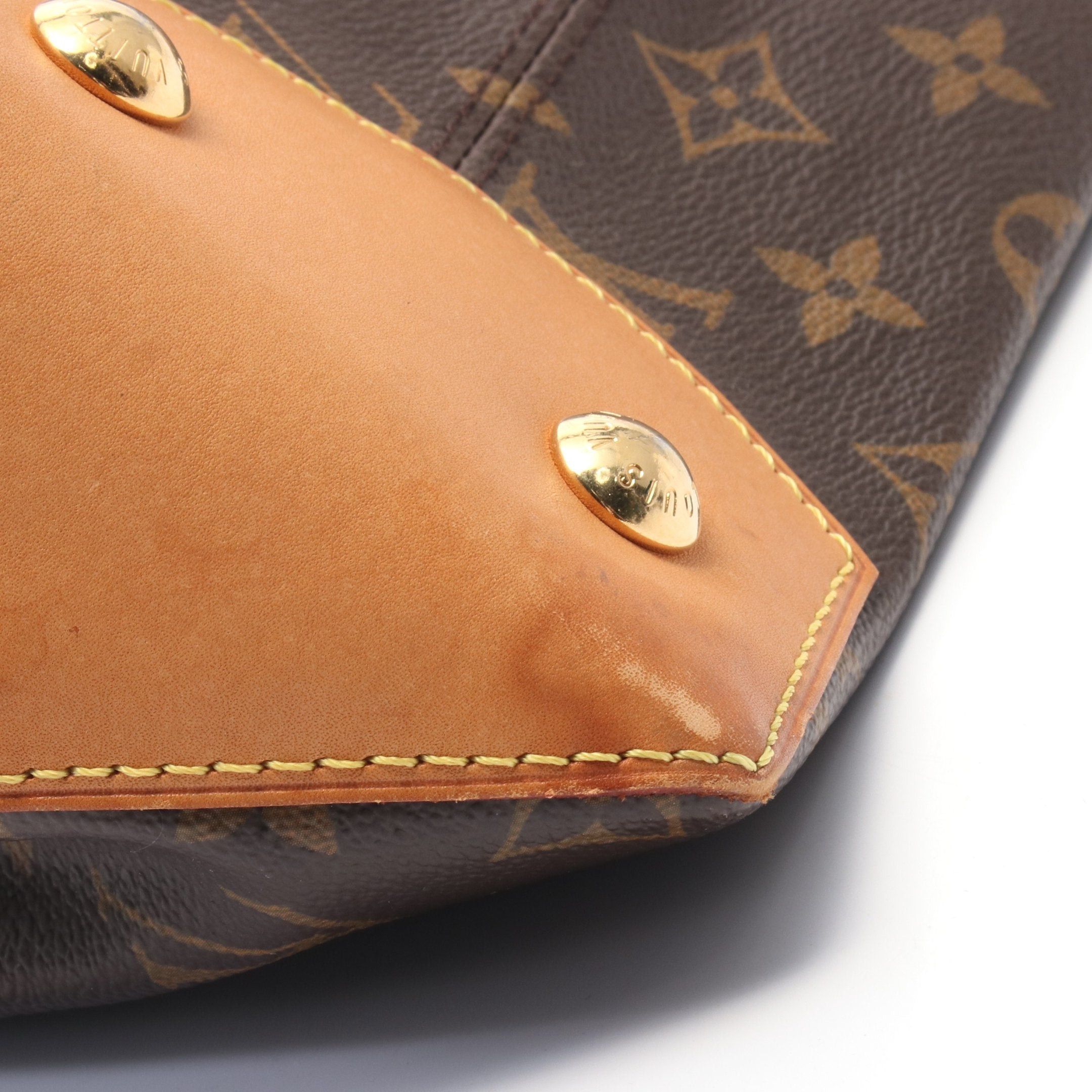 Louis Vuitton Louis Vuitton Wilshire Pm Monogram Handbag Leather Brown Size ONE SIZE - 9 Thumbnail
