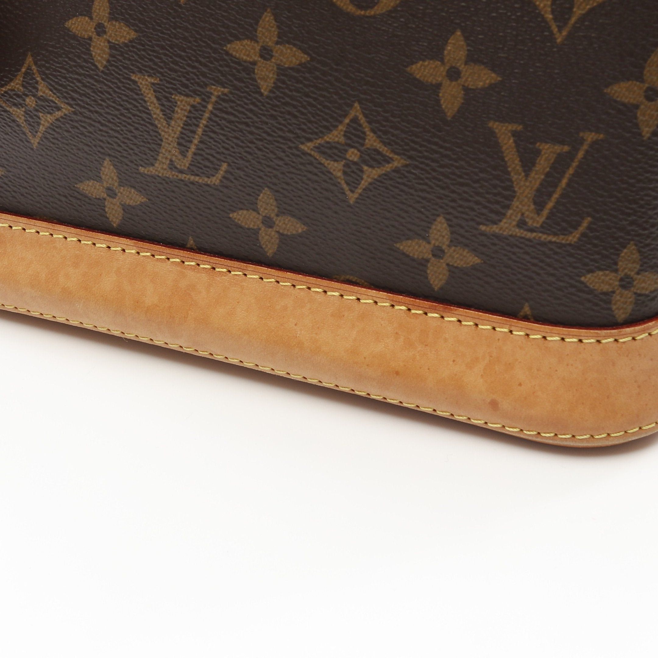 Louis Vuitton Louis Vuitton Alma Bb Monogram Handbag Leather Brown Size ONE SIZE - 8 Thumbnail