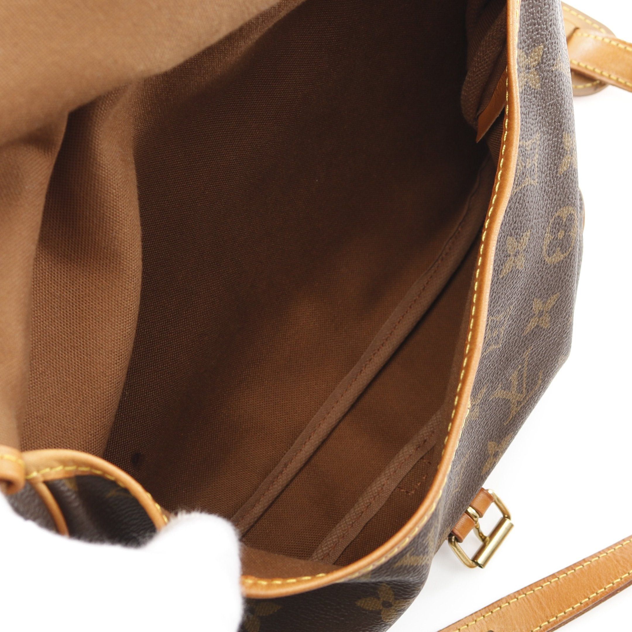Louis Vuitton Louis Vuitton Saumur 30 Monogram Shoulder Bag Leather Brown Size ONE SIZE - 3 Thumbnail