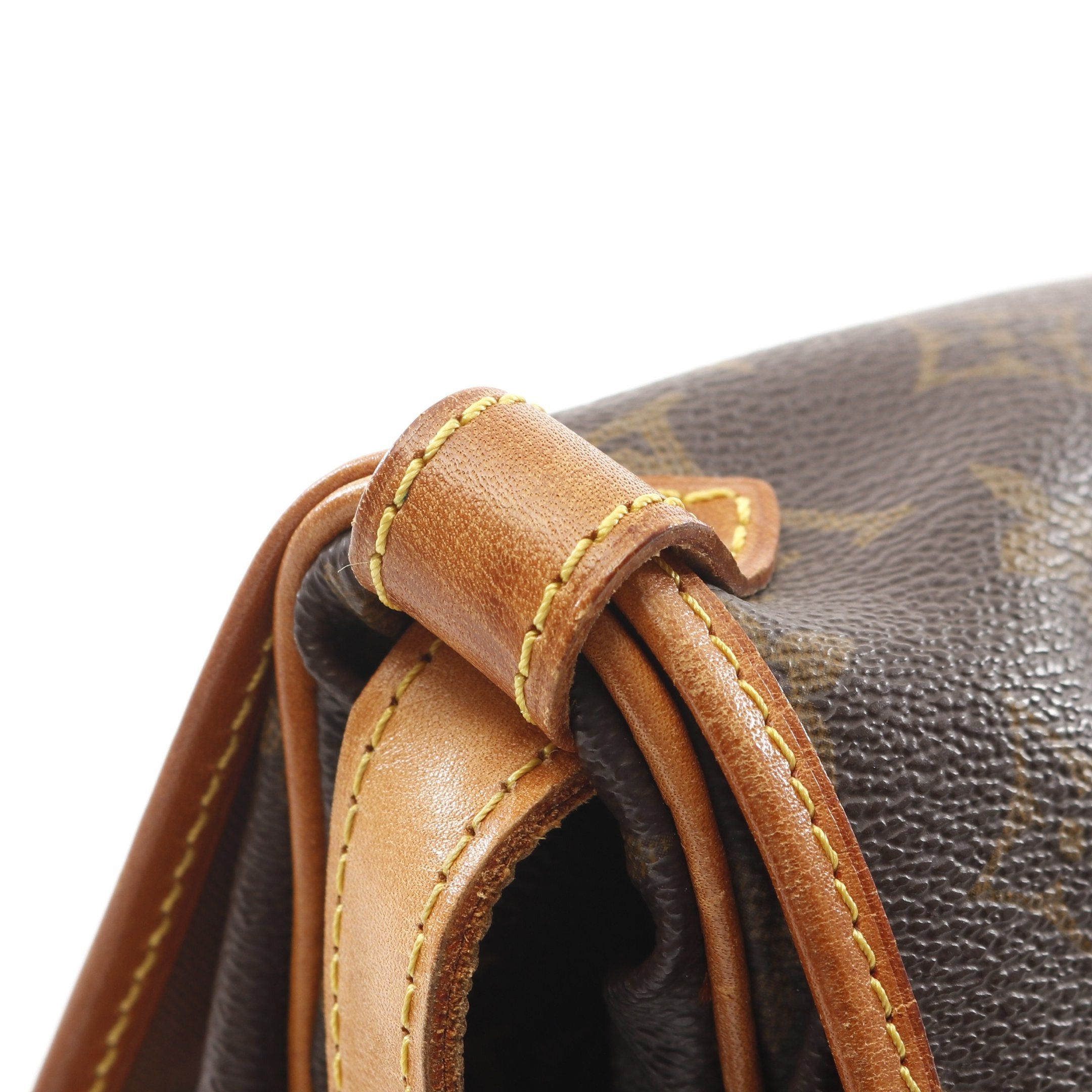 Louis Vuitton Louis Vuitton Saumur 30 Monogram Shoulder Bag Leather Brown Size ONE SIZE - 8 Thumbnail