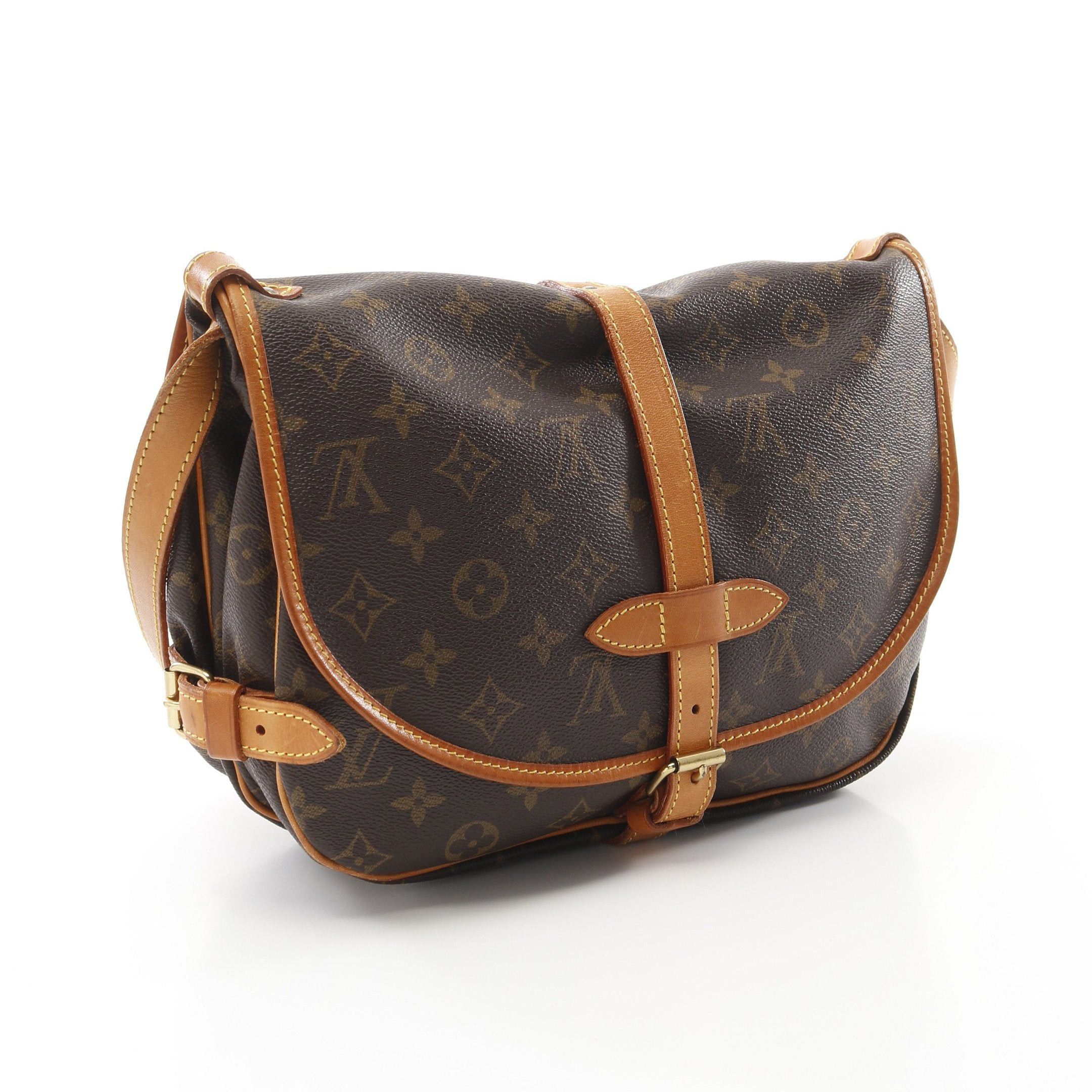 Louis Vuitton Louis Vuitton Saumur 30 Monogram Shoulder Bag Leather Brown Size ONE SIZE - 2 Thumbnail
