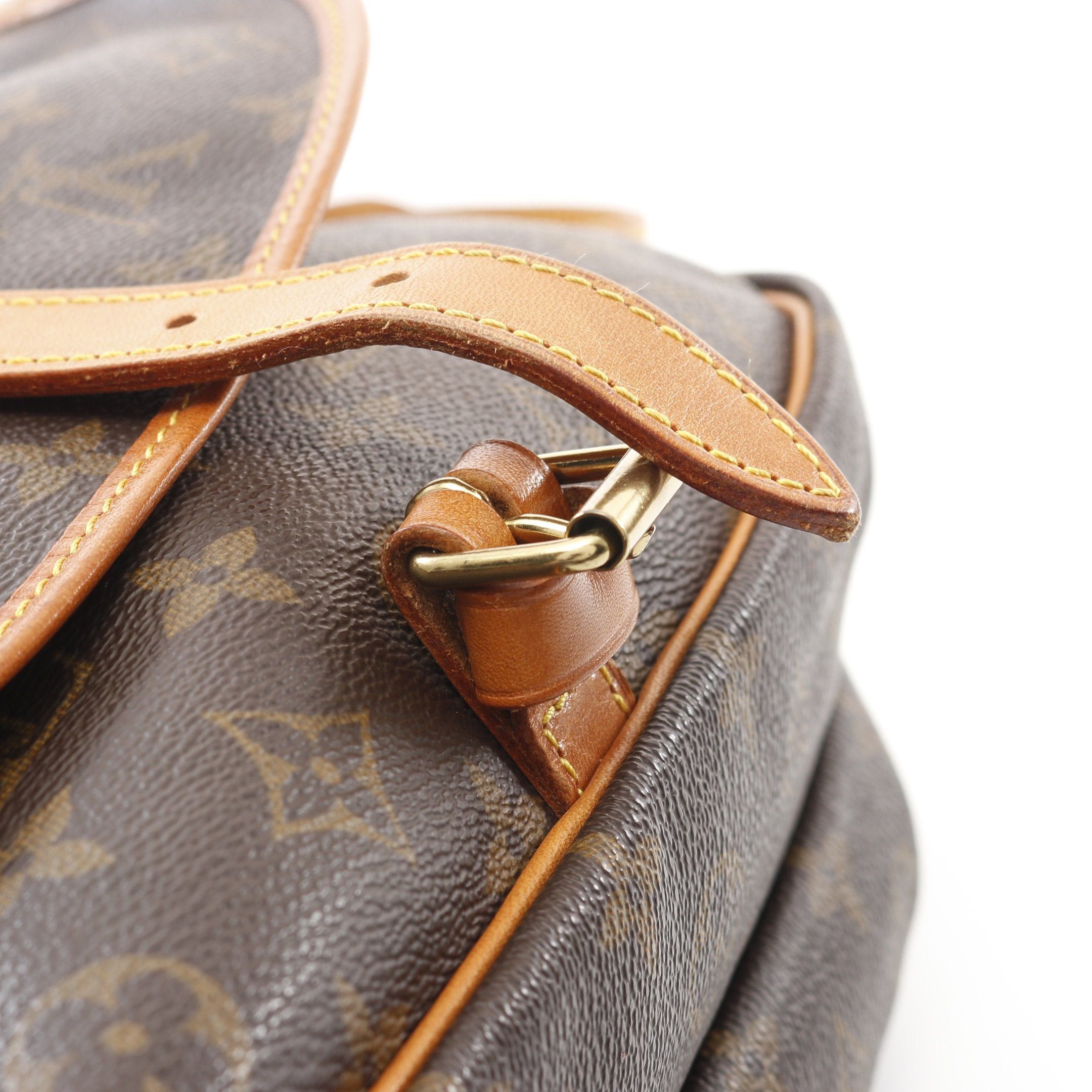 Louis Vuitton Louis Vuitton Saumur 30 Monogram Shoulder Bag Leather Brown Size ONE SIZE - 12 Thumbnail