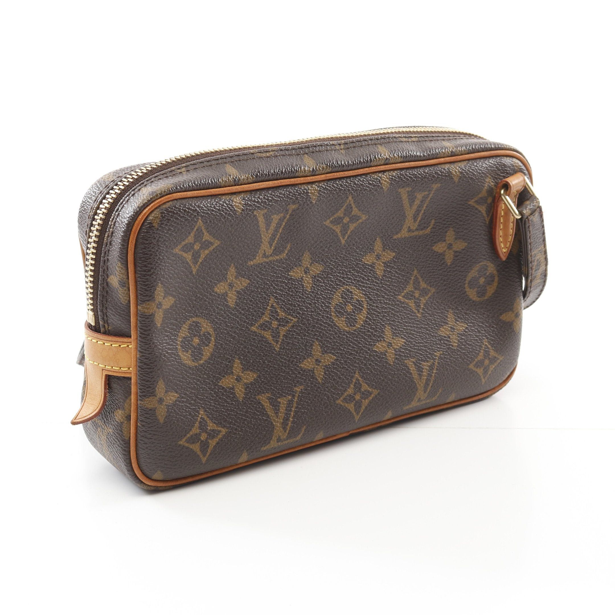 Louis Vuitton Louis Vuitton Marly Monogram Shoulder Bag Leather Brown Size ONE SIZE - 2 Thumbnail