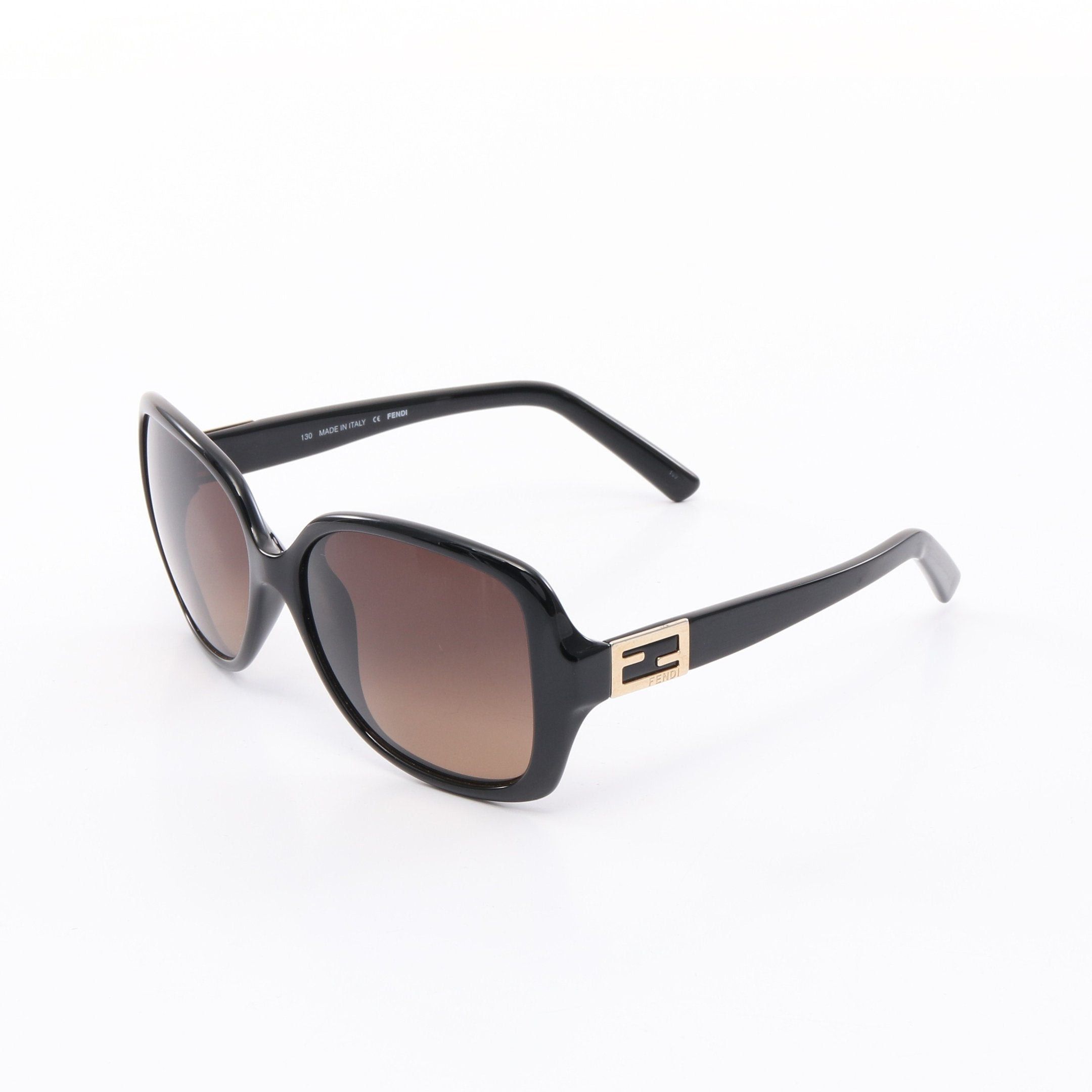 Fendi Fendi Ff Logo Sunglasses Black Size ONE SIZE - 2 Thumbnail
