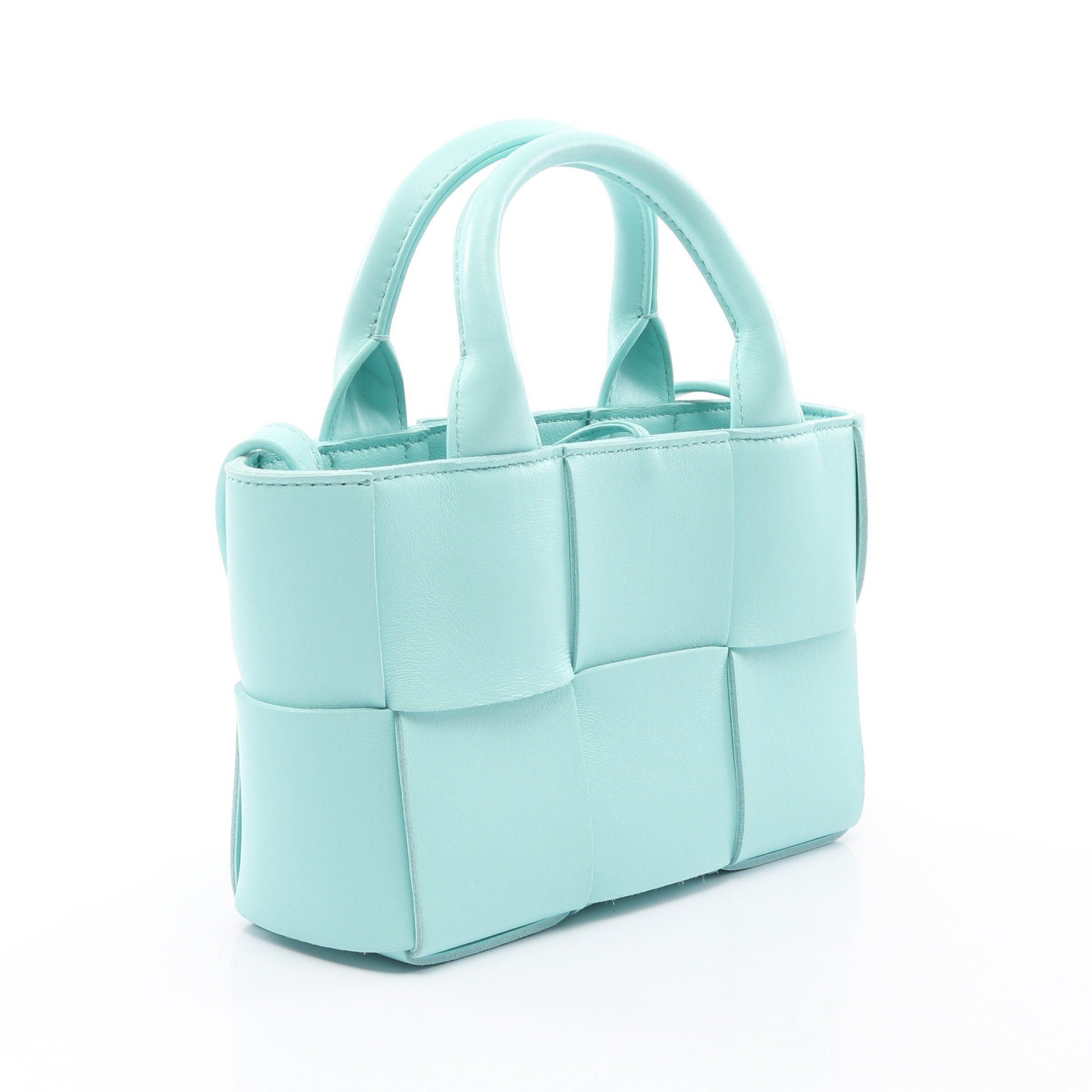 Bottega Veneta Bottega Veneta Candy Arco Tote Handbag Bag Leather Light Blue Size ONE SIZE - 2 Thumbnail