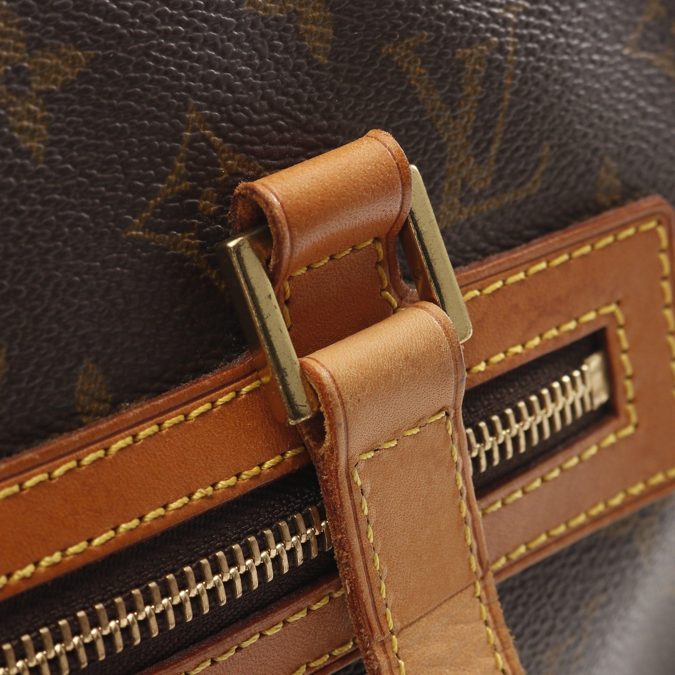 Louis Vuitton Louis Vuitton Cite Gm Monogram Shoulder Bag Leather Brown Size ONE SIZE - 8 Thumbnail