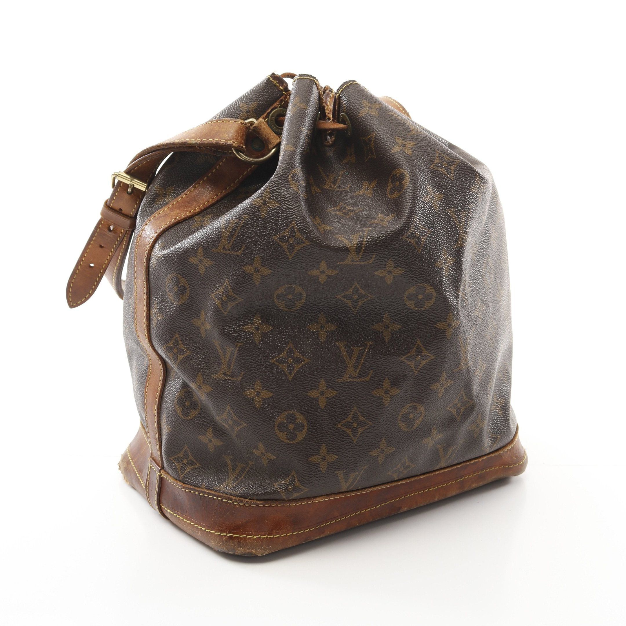 Louis Vuitton Louis Vuitton Noe Monogram Shoulder Bag Leather Brown Size ONE SIZE - 2 Thumbnail