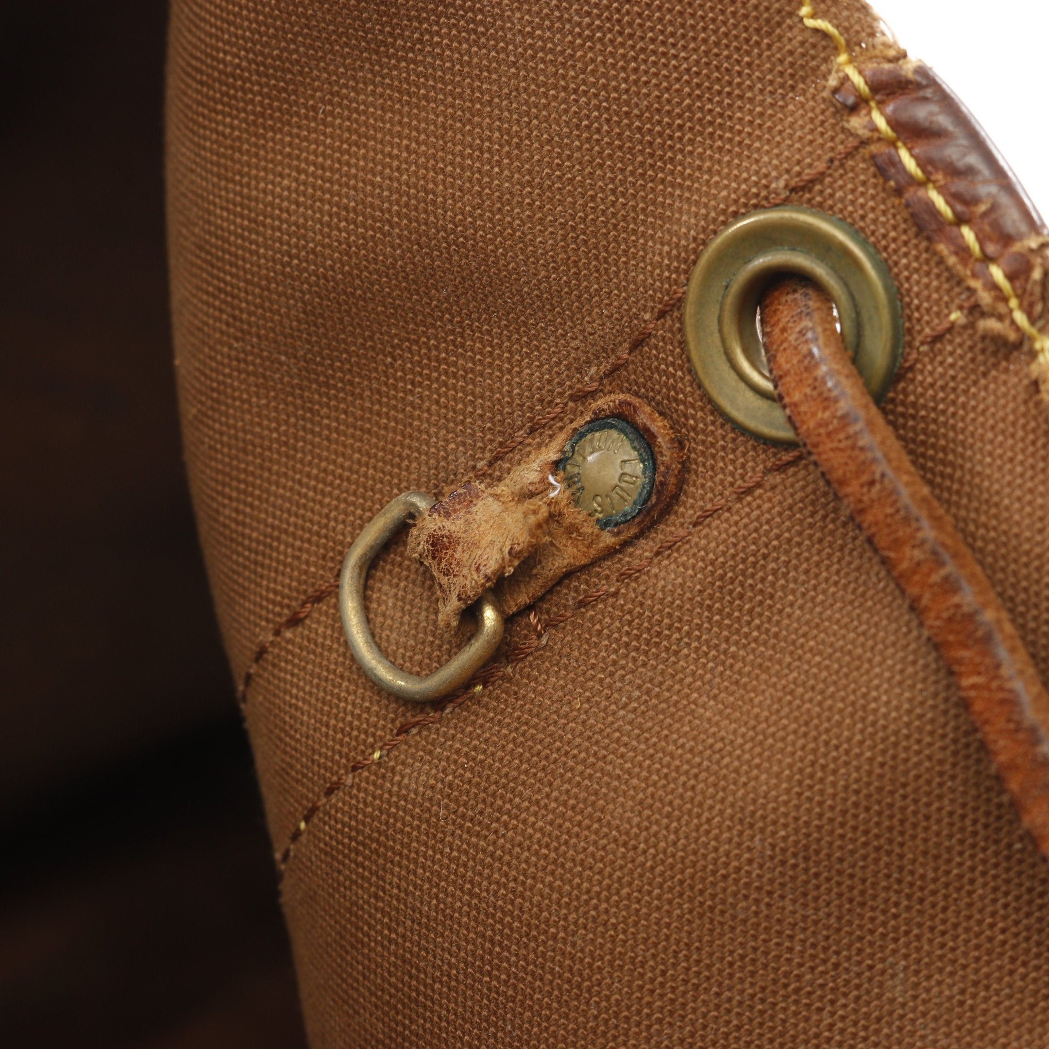 Louis Vuitton Louis Vuitton Noe Monogram Shoulder Bag Leather Brown Size ONE SIZE - 9 Thumbnail