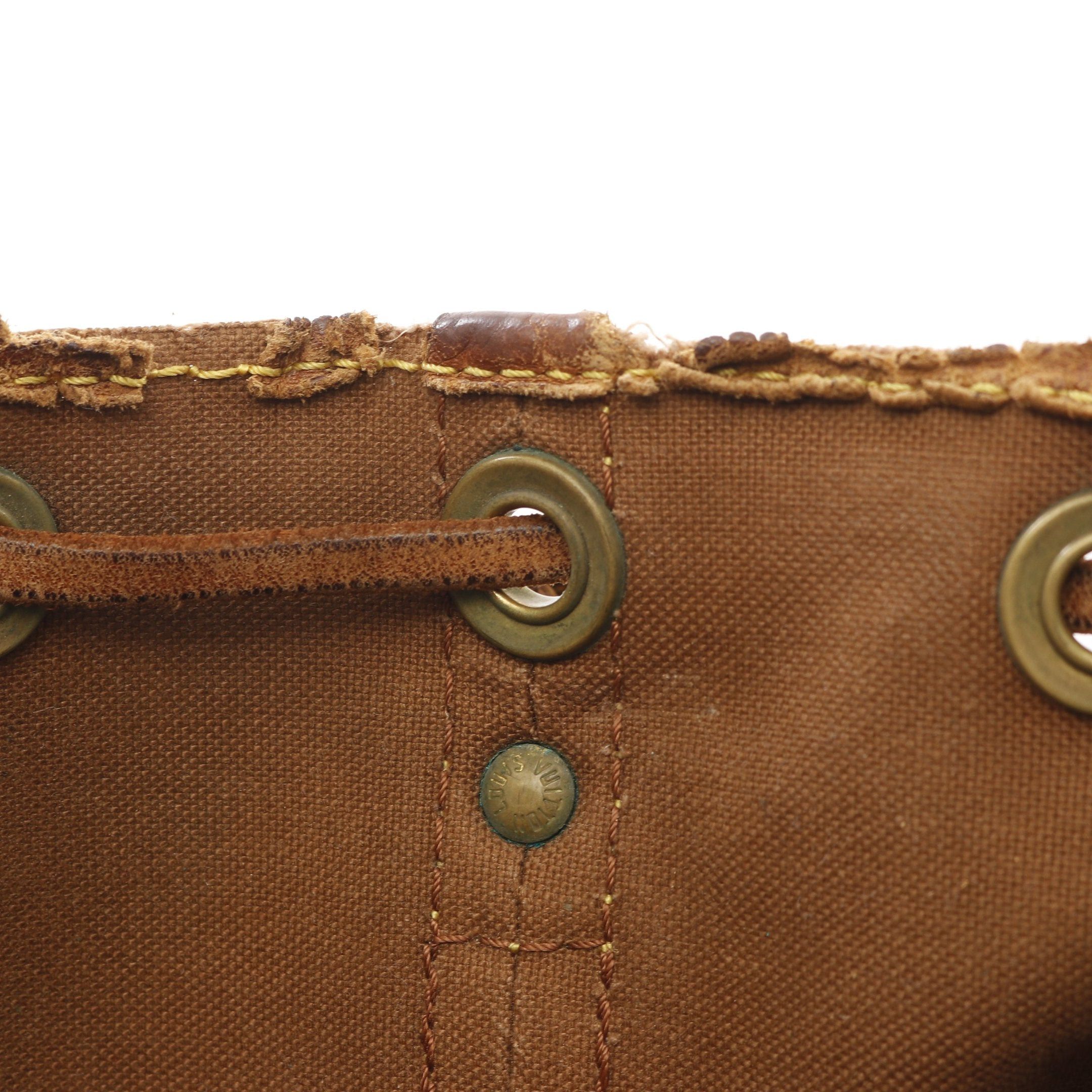 Louis Vuitton Louis Vuitton Noe Monogram Shoulder Bag Leather Brown Size ONE SIZE - 10 Thumbnail
