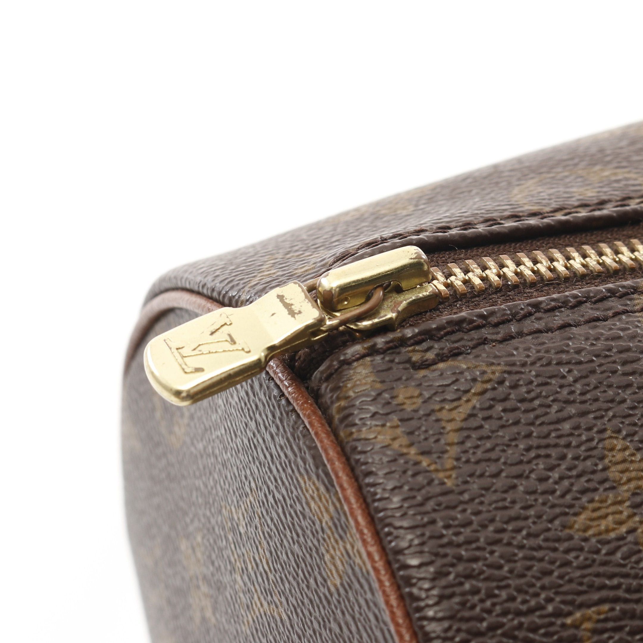 Louis Vuitton Louis Vuitton Papillon 26 Monogram Old Model Handbag Leather Brown Size ONE SIZE - 9 Thumbnail