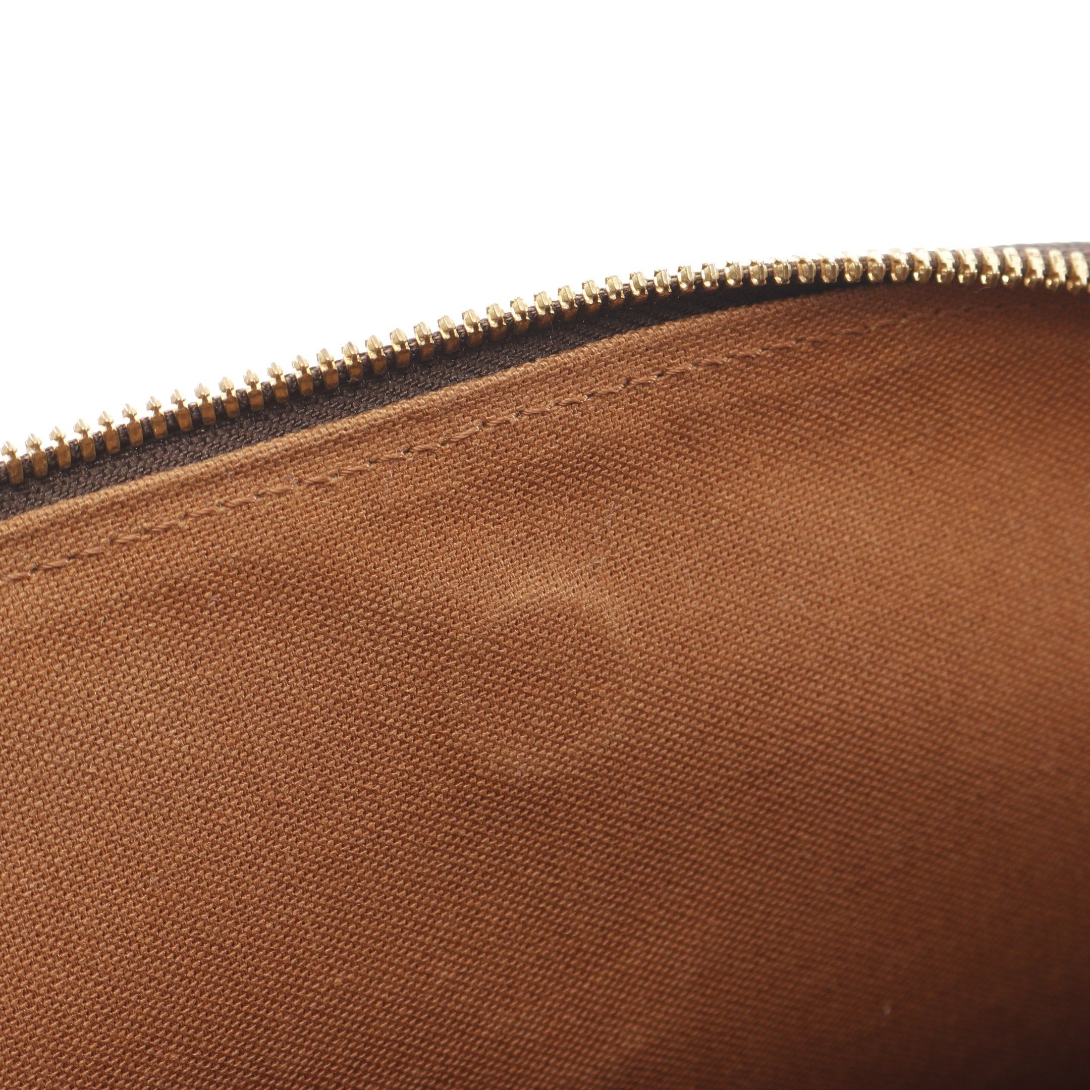 Louis Vuitton Louis Vuitton Alma Pm Monogram Handbag Leather Brown Size ONE SIZE - 10 Thumbnail
