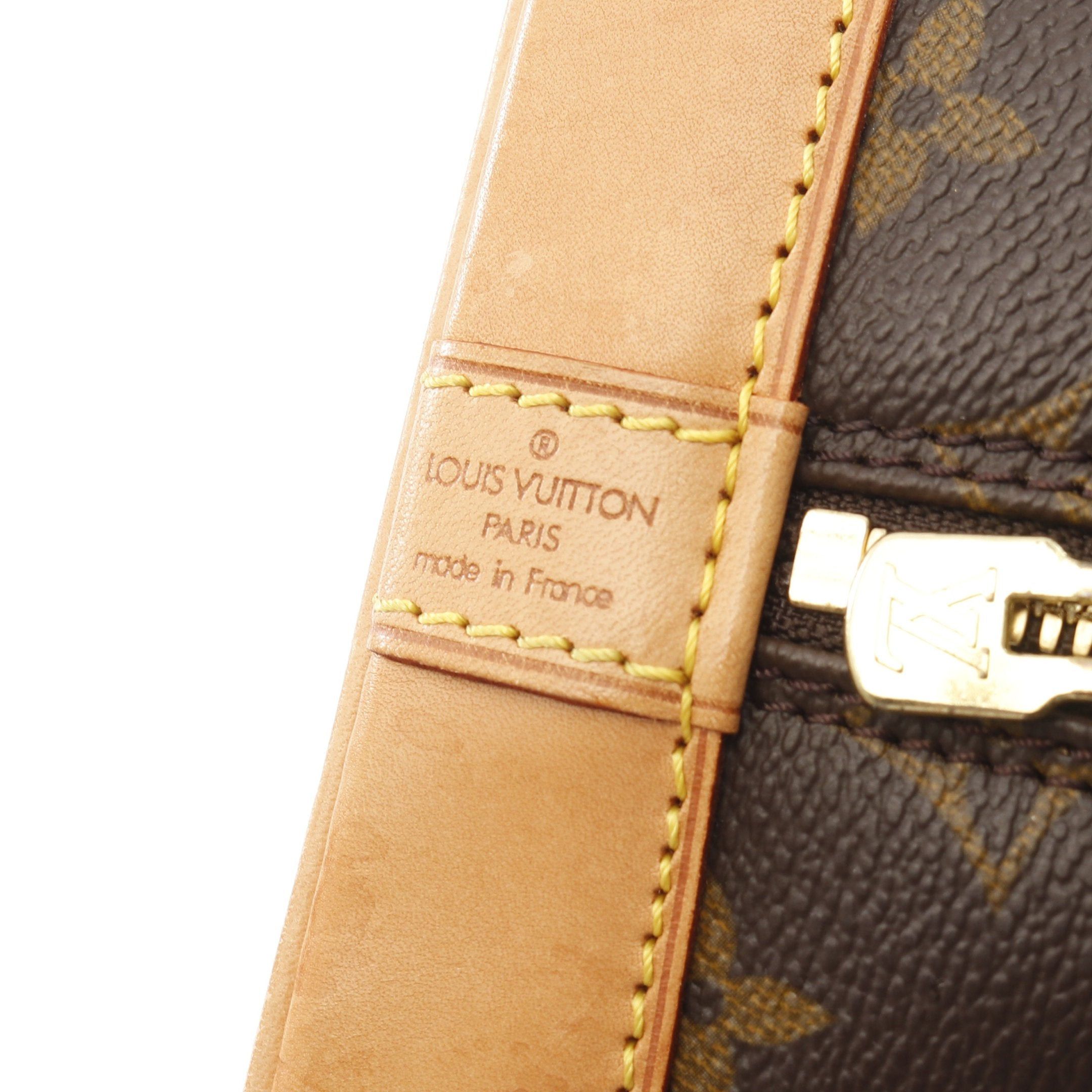 Louis Vuitton Louis Vuitton Alma Pm Monogram Handbag Leather Brown Size ONE SIZE - 4 Thumbnail