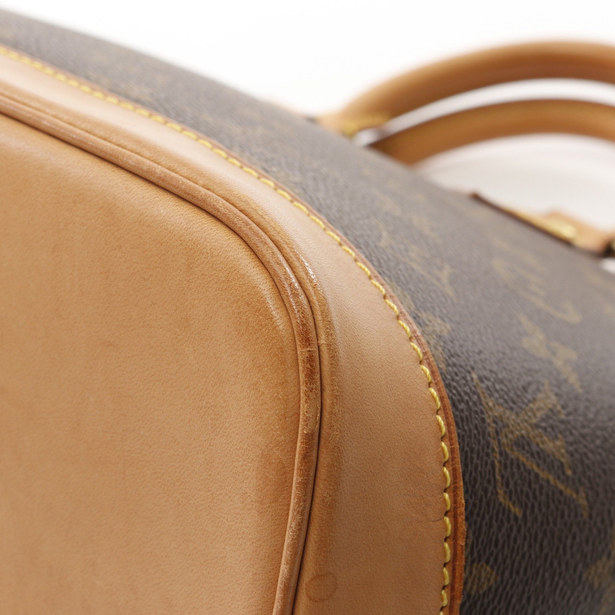 Louis Vuitton Louis Vuitton Alma Pm Monogram Handbag Leather Brown Size ONE SIZE - 7 Thumbnail