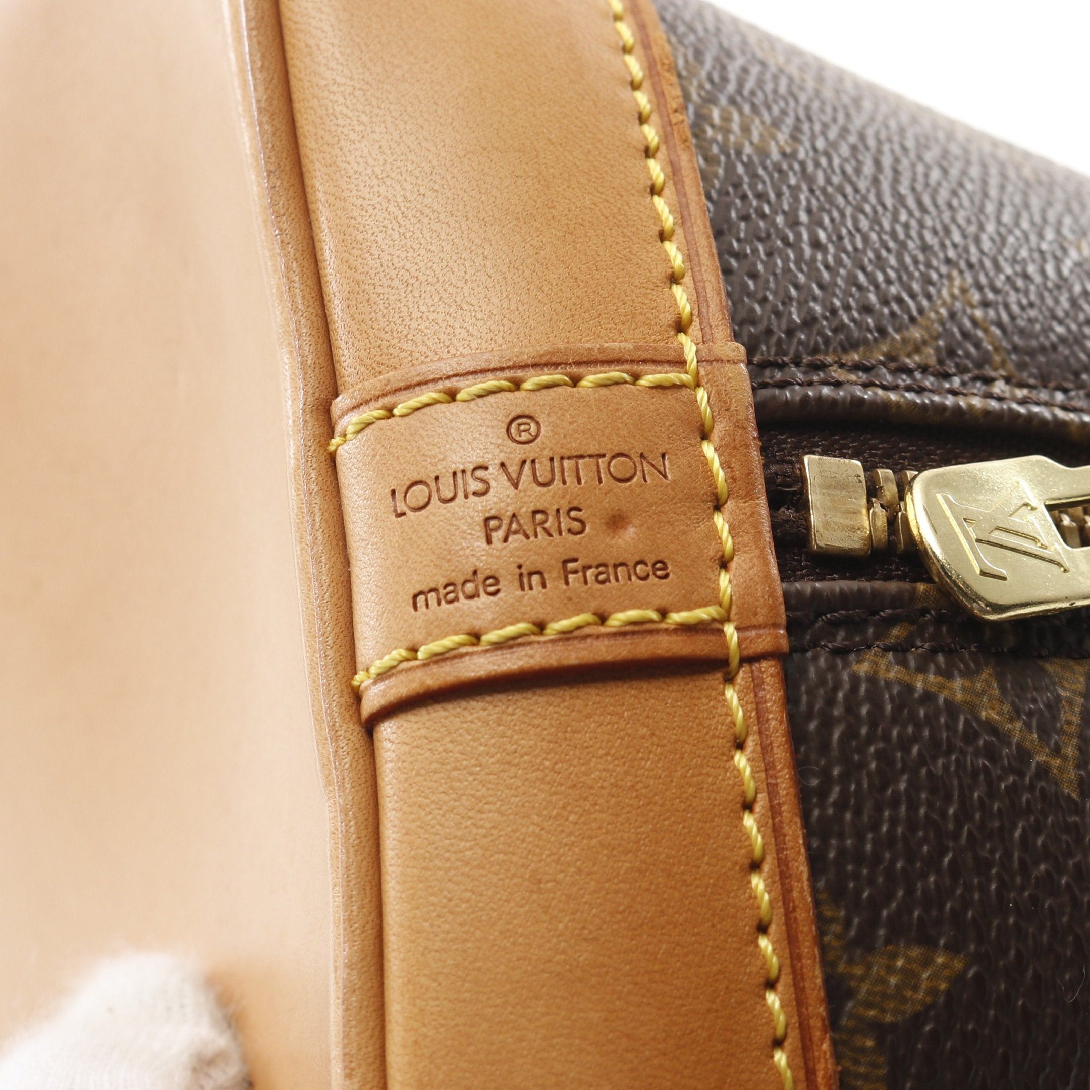 Louis Vuitton Louis Vuitton Alma Pm Monogram Handbag Leather Brown Size ONE SIZE - 4 Thumbnail