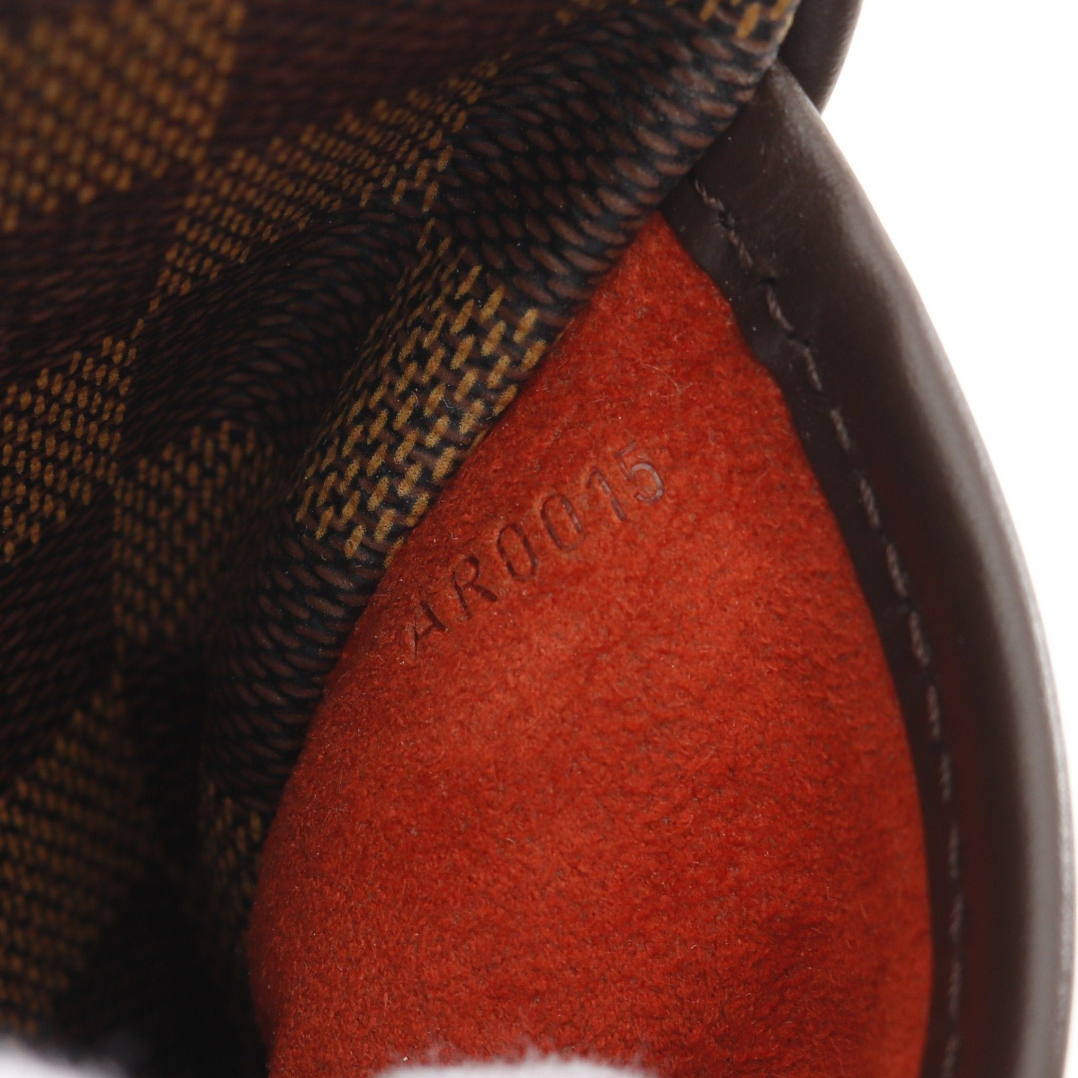 Louis Vuitton Louis Vuitton Saria Horizontal Damier Ebene Handbag Leather Brown Size ONE SIZE - 5 Thumbnail