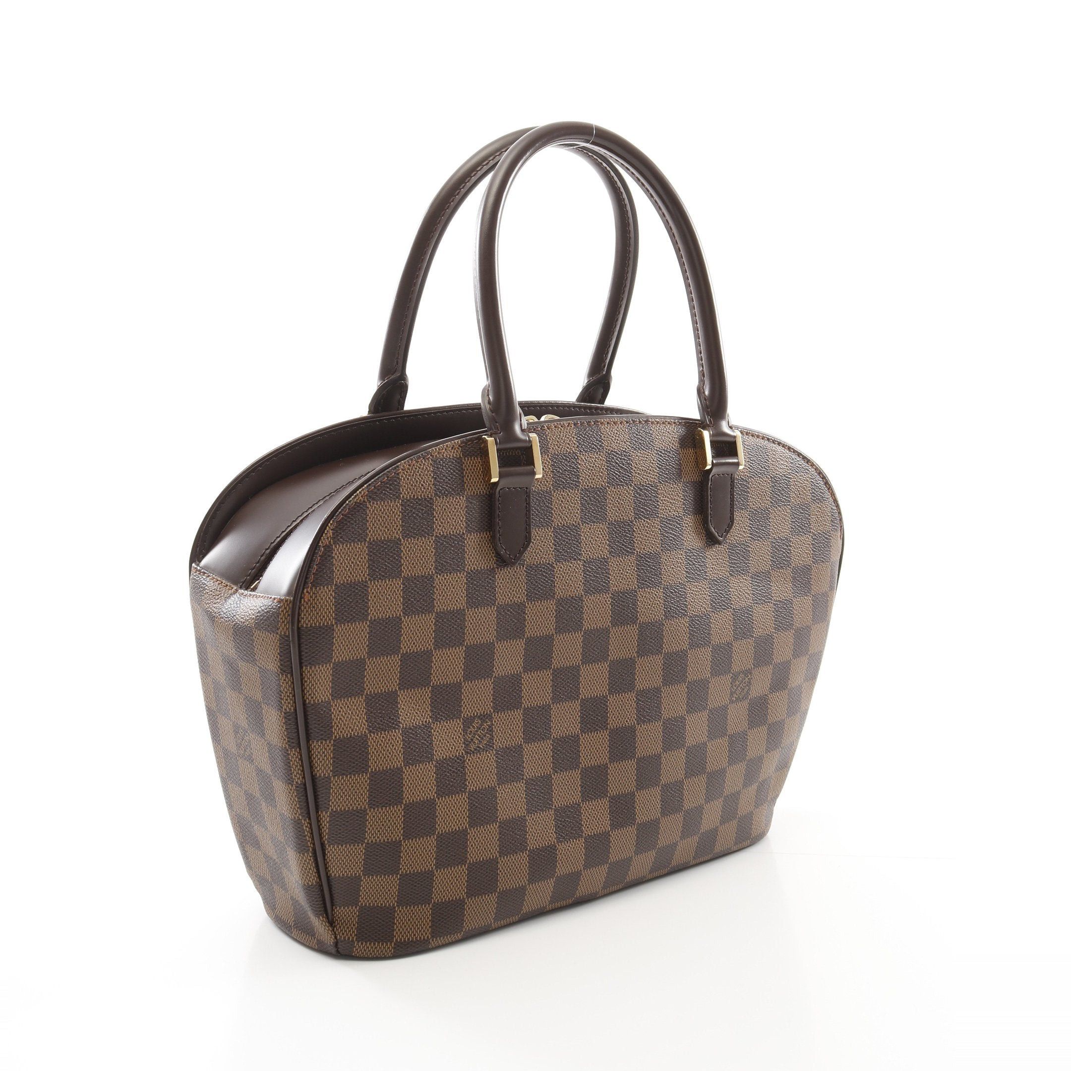 Louis Vuitton Louis Vuitton Saria Horizontal Damier Ebene Handbag Leather Brown Size ONE SIZE - 2 Thumbnail