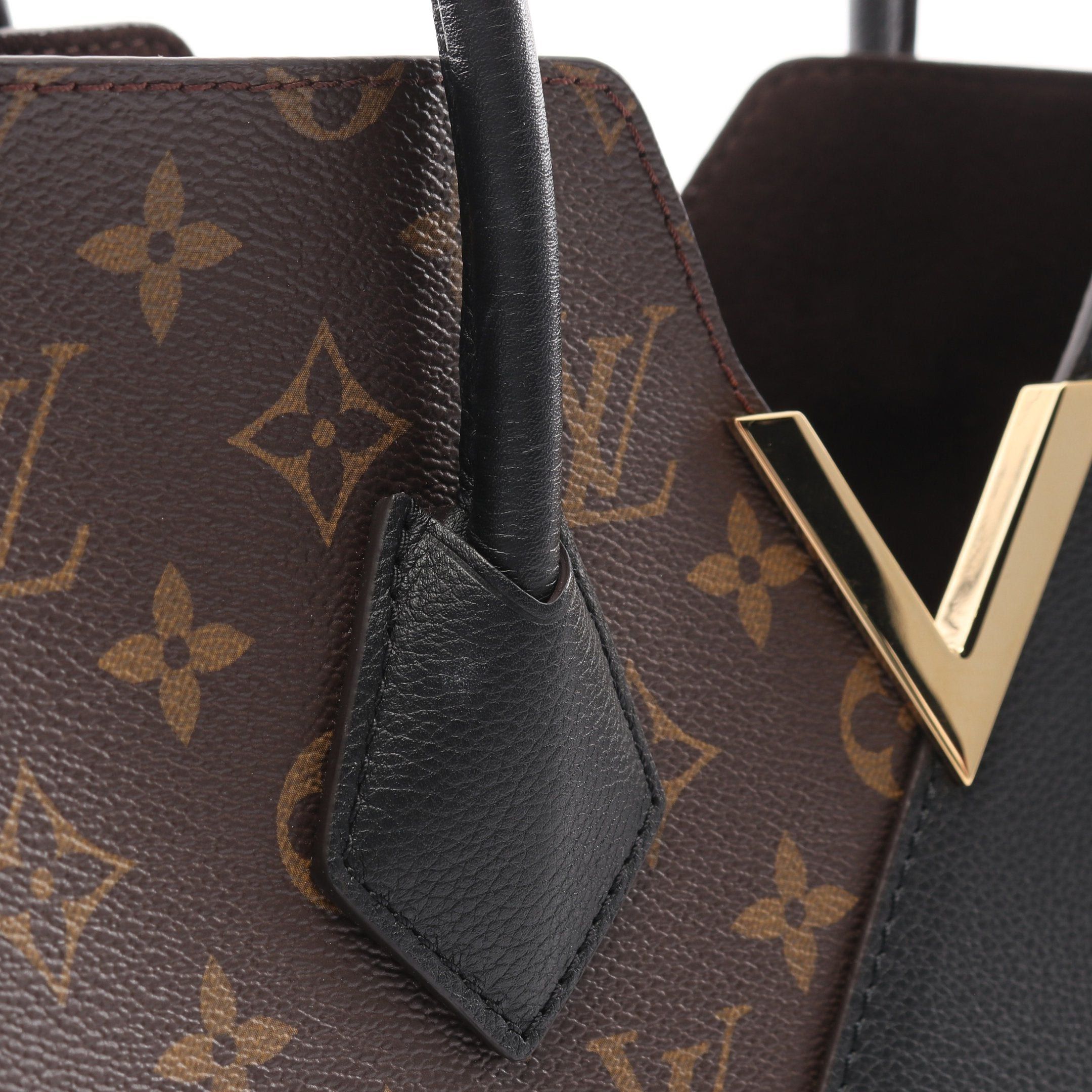 Louis Vuitton Louis Vuitton Kimono Mm Monogram Noir Handbag Tote Bag Leather Brown Black Size ONE SIZE - 11 Thumbnail