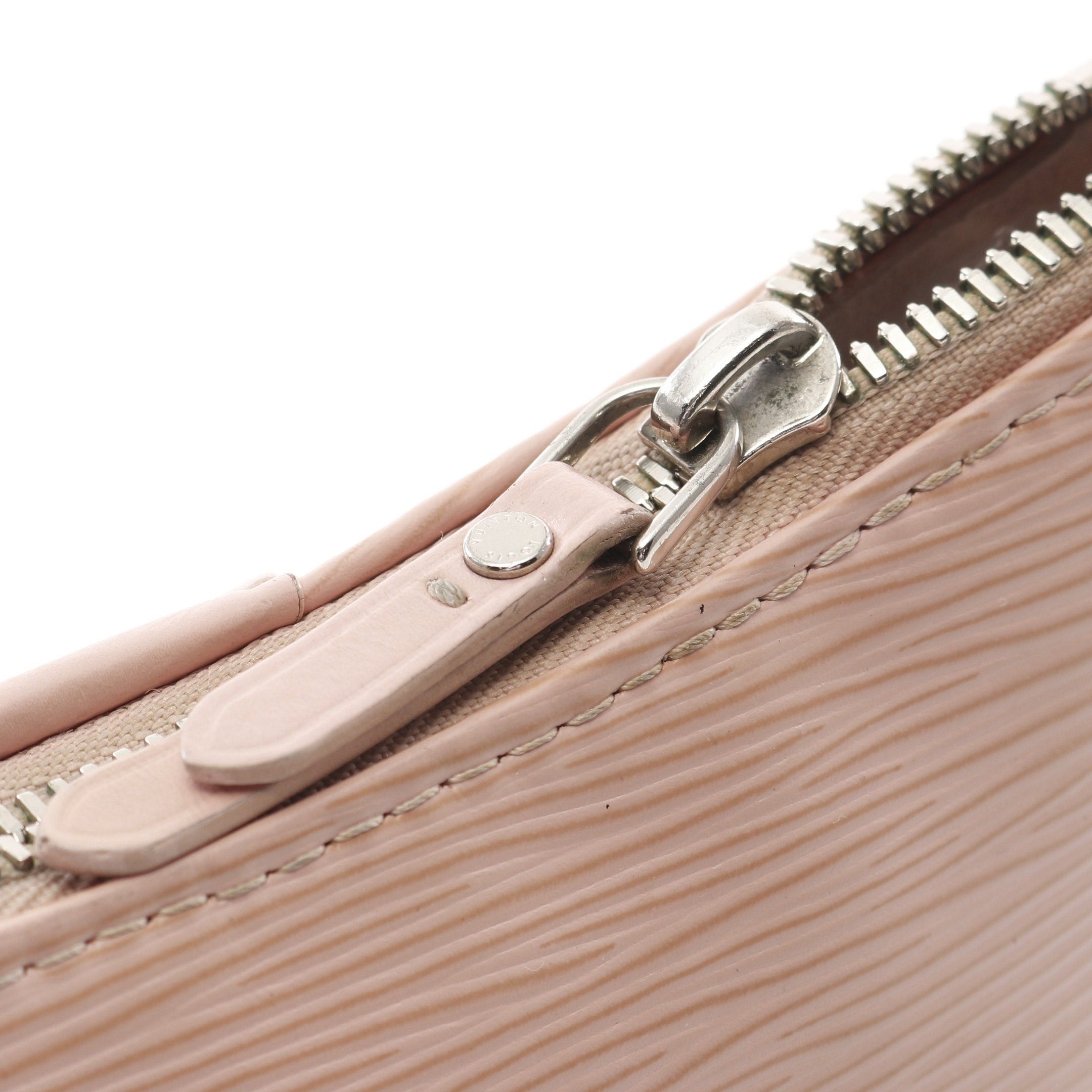 Louis Vuitton Louis Vuitton Easy Pouch Epi Rose Ballerine Chain Shoulder Bag Leather Light Pink Size ONE SIZE - 9 Thumbnail