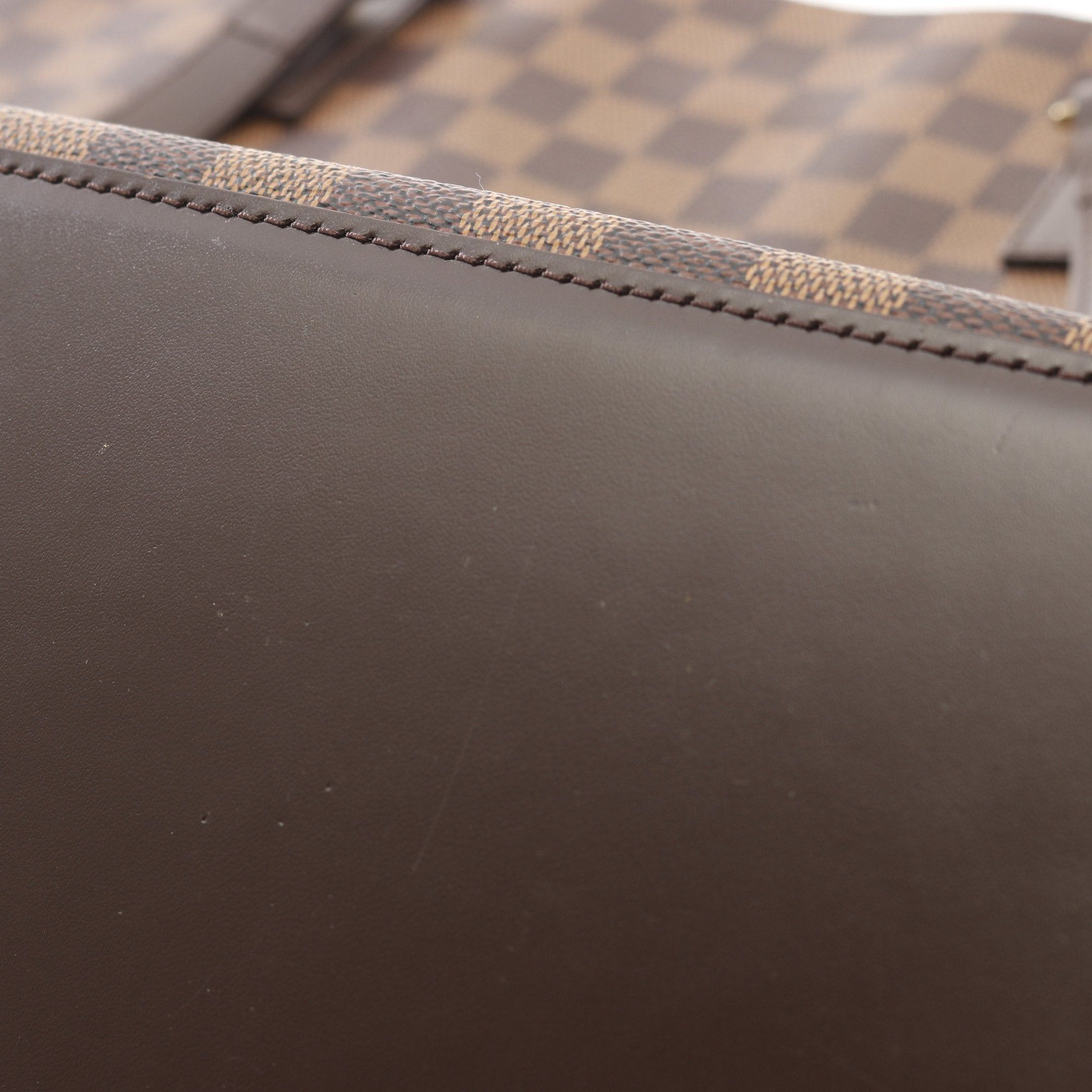 Louis Vuitton Louis Vuitton Cabas Alto Damier Ebene Shoulder Bag Tote Leather Brown Special Order Size ONE SIZE - 11 Thumbnail