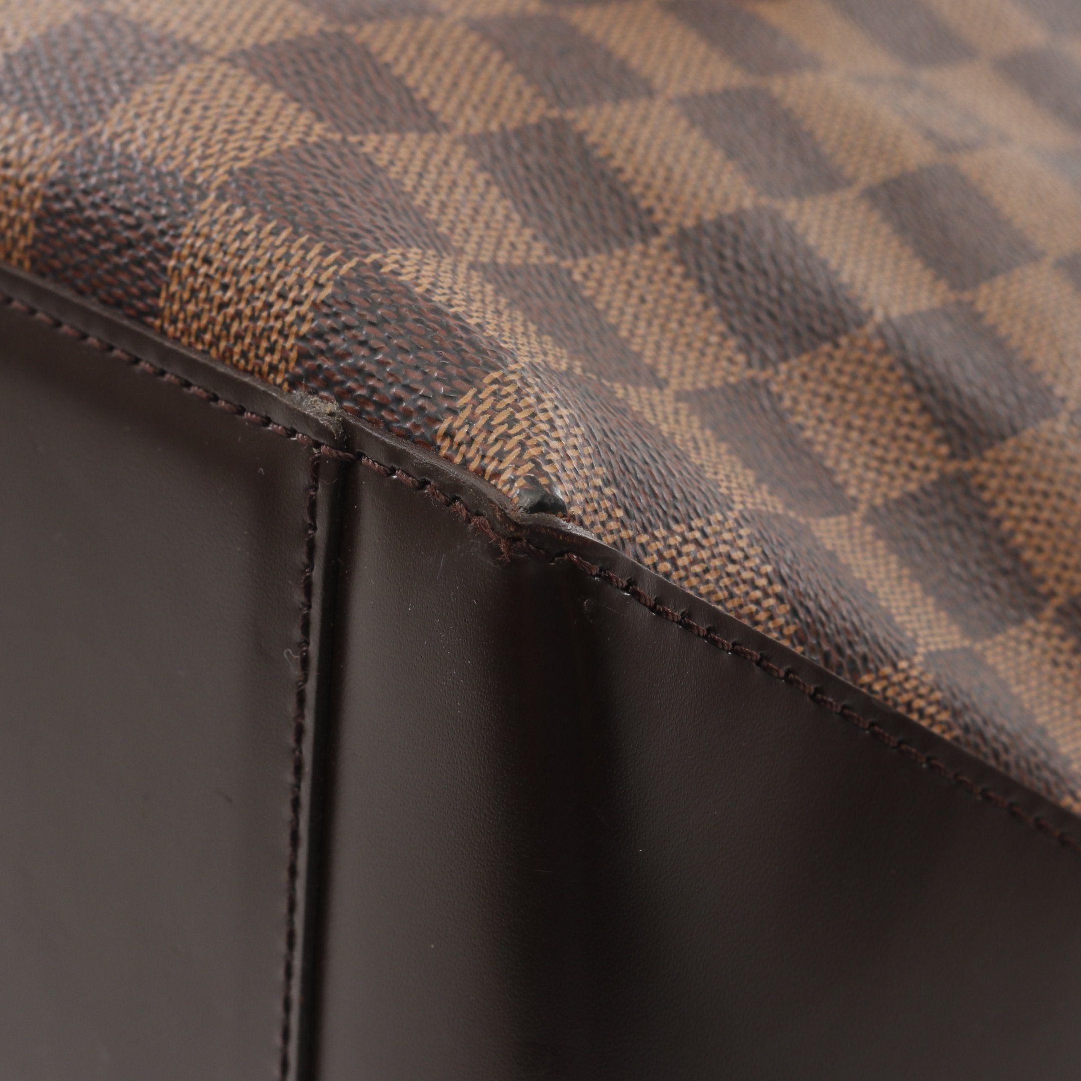 Louis Vuitton Louis Vuitton Cabas Alto Damier Ebene Shoulder Bag Tote Leather Brown Special Order Size ONE SIZE - 6 Thumbnail
