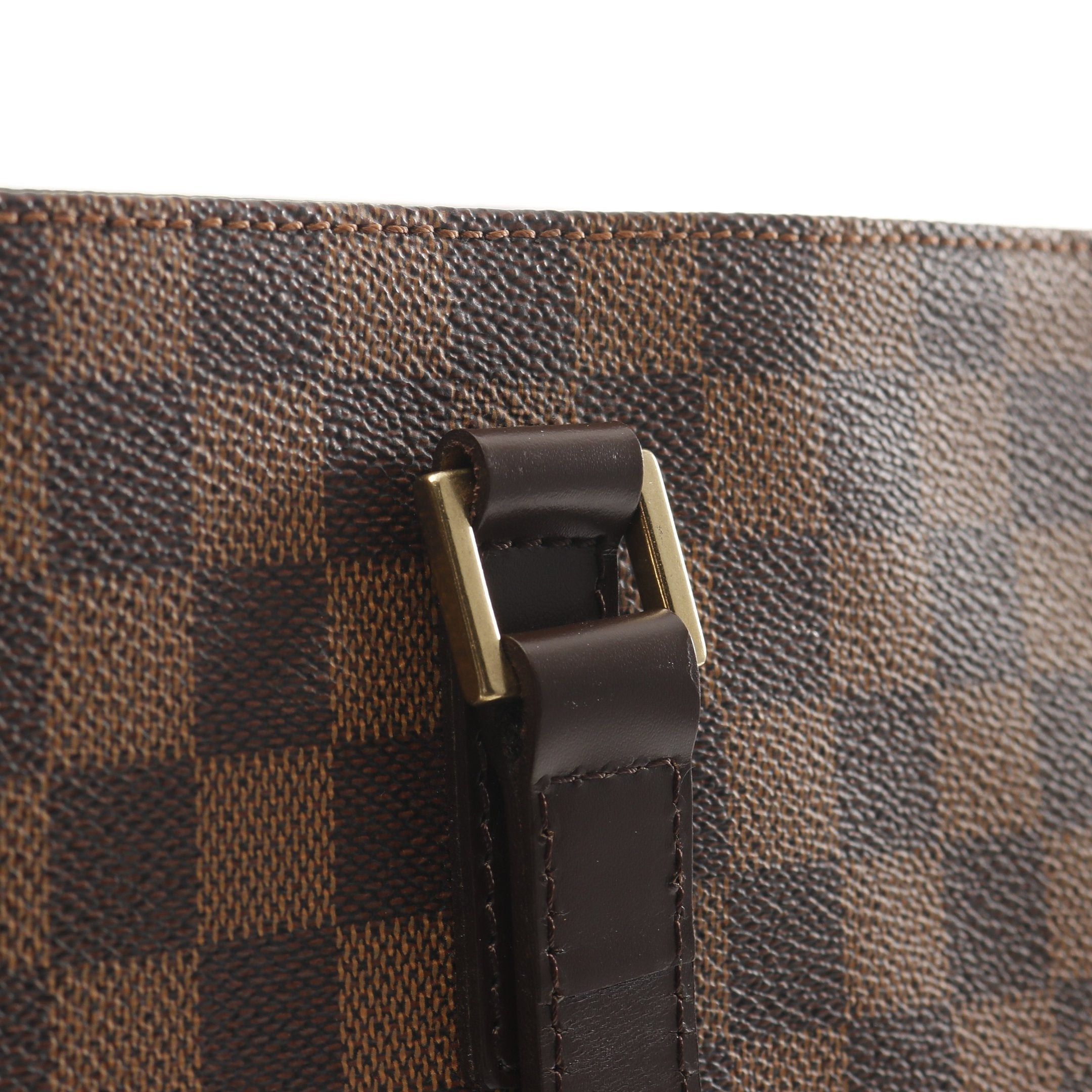 Louis Vuitton Louis Vuitton Cabas Alto Damier Ebene Shoulder Bag Tote Leather Brown Special Order Size ONE SIZE - 8 Thumbnail