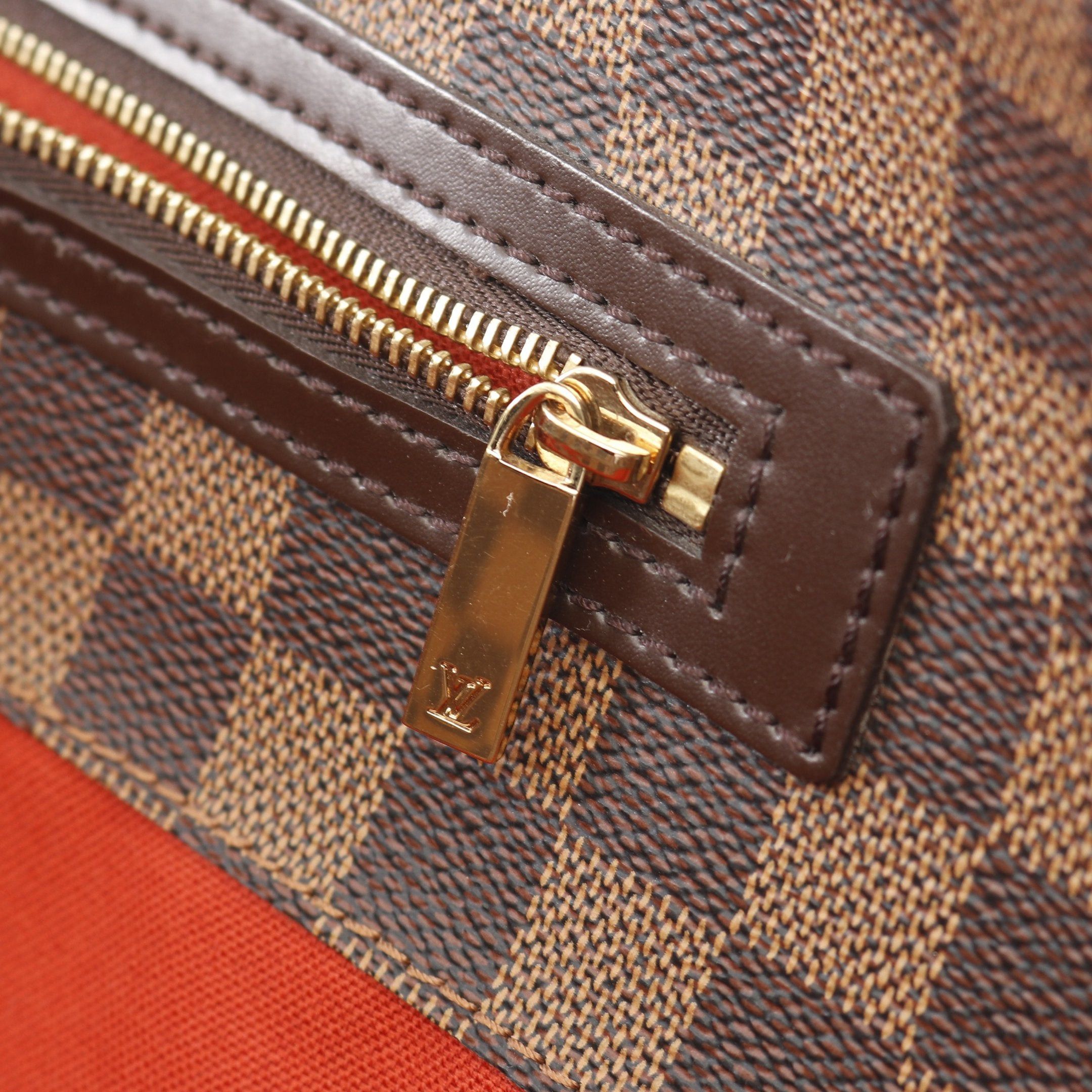 Louis Vuitton Louis Vuitton Cabas Alto Damier Ebene Shoulder Bag Tote Leather Brown Special Order Size ONE SIZE - 10 Thumbnail